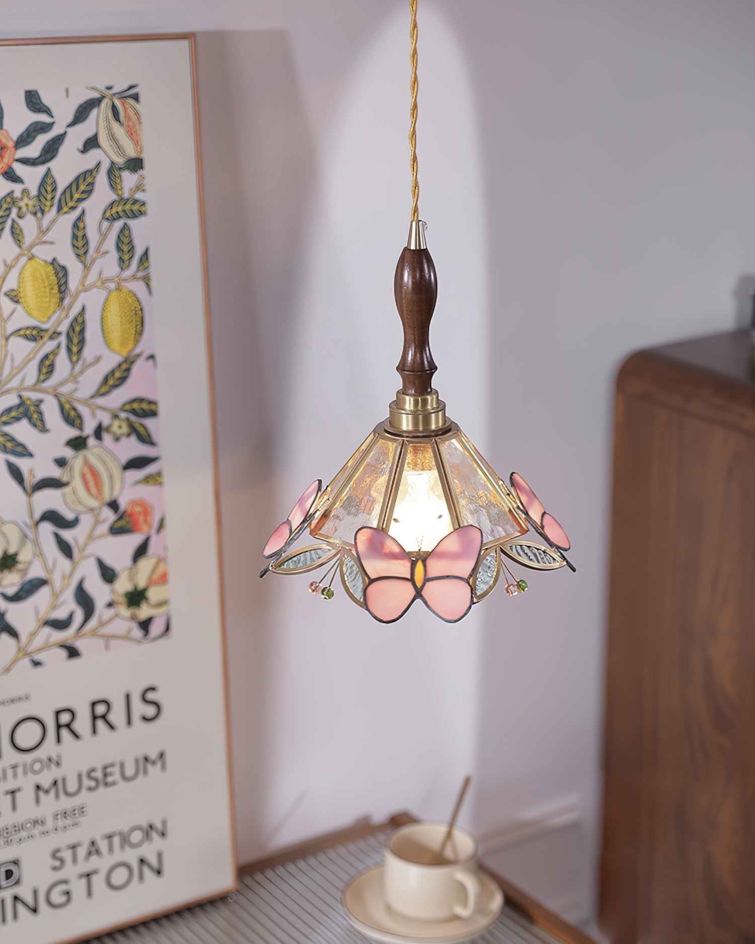 Tiffany Suspension Papillon Rétro - Neutralighting