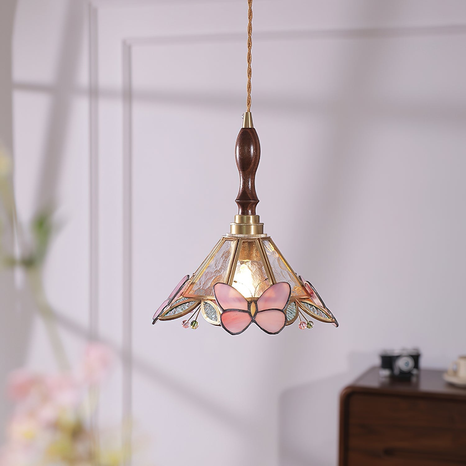 Tiffany Suspension Papillon Rétro - Neutralighting