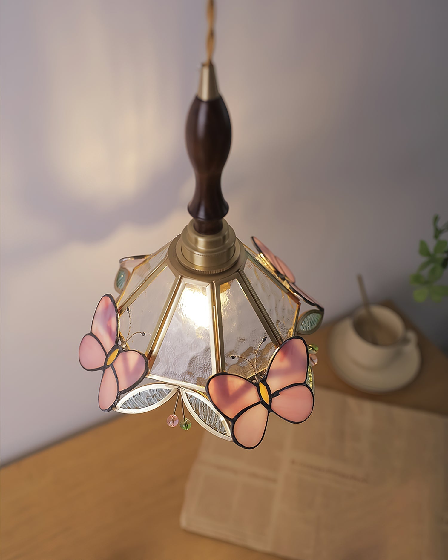 Tiffany Suspension Papillon Rétro - Neutralighting