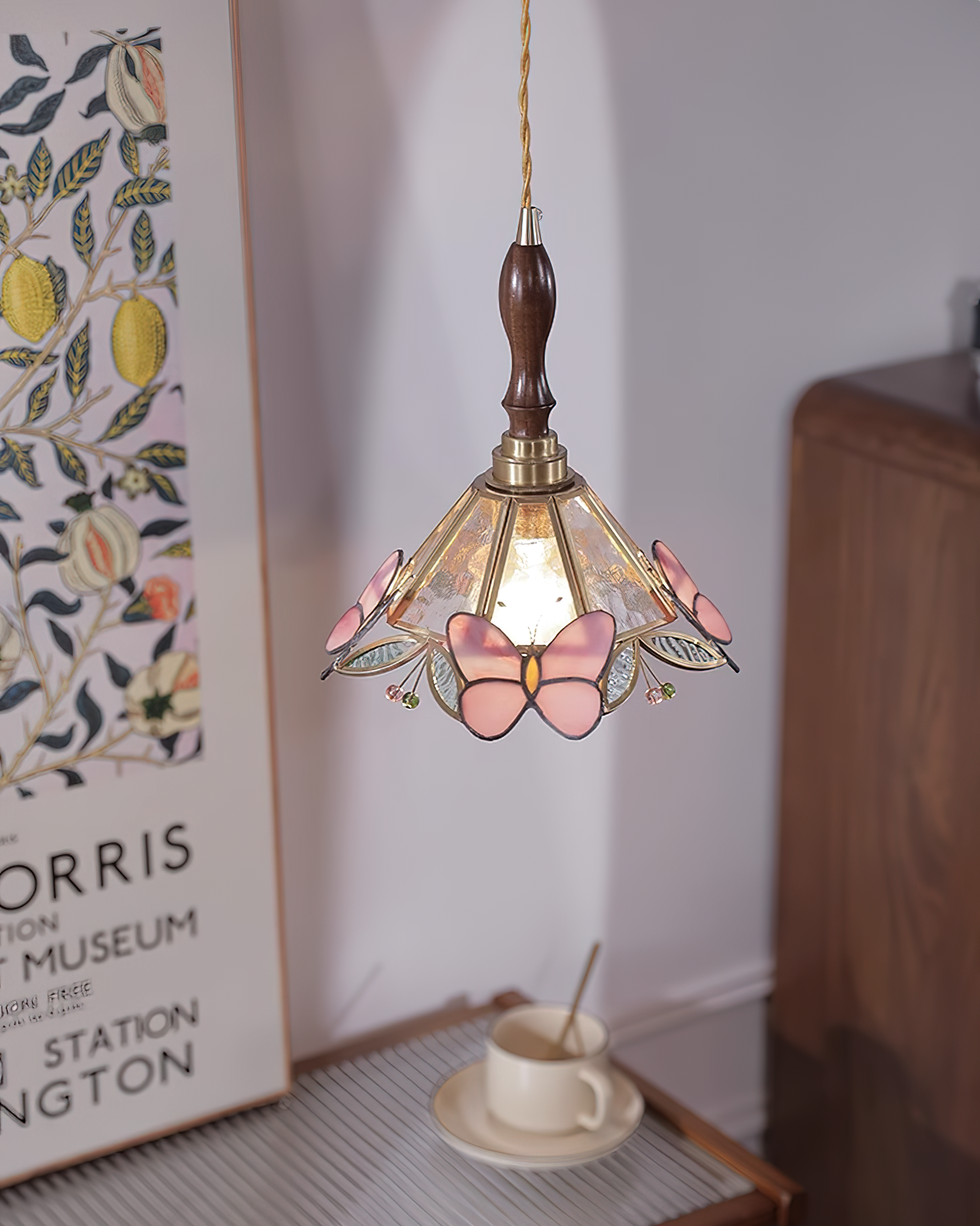 Tiffany Suspension Papillon Rétro - Neutralighting