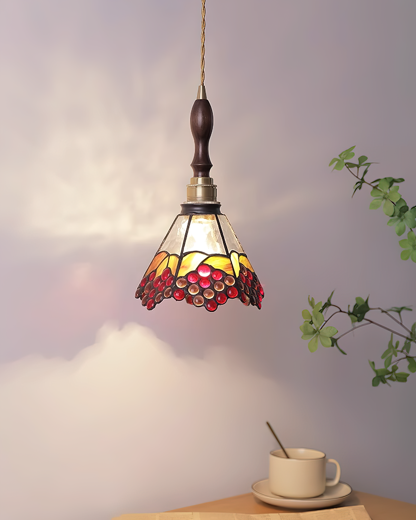 Tiffany Suspension Papillon Rétro - Neutralighting