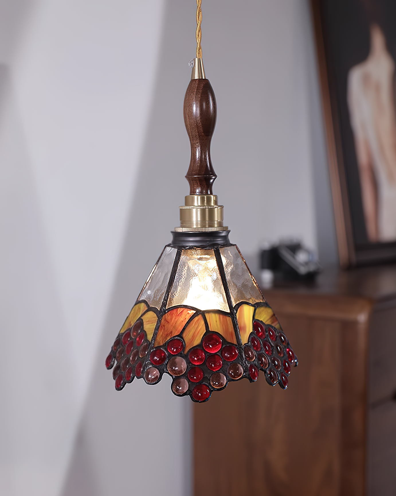 Tiffany Suspension Papillon Rétro - Neutralighting