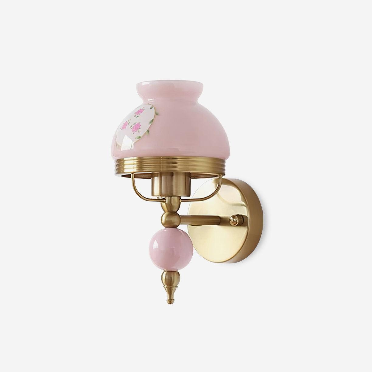 Tessan Applique murale en verre et lumière pour chambre à coucher ou couloir rétro - Neutralighting