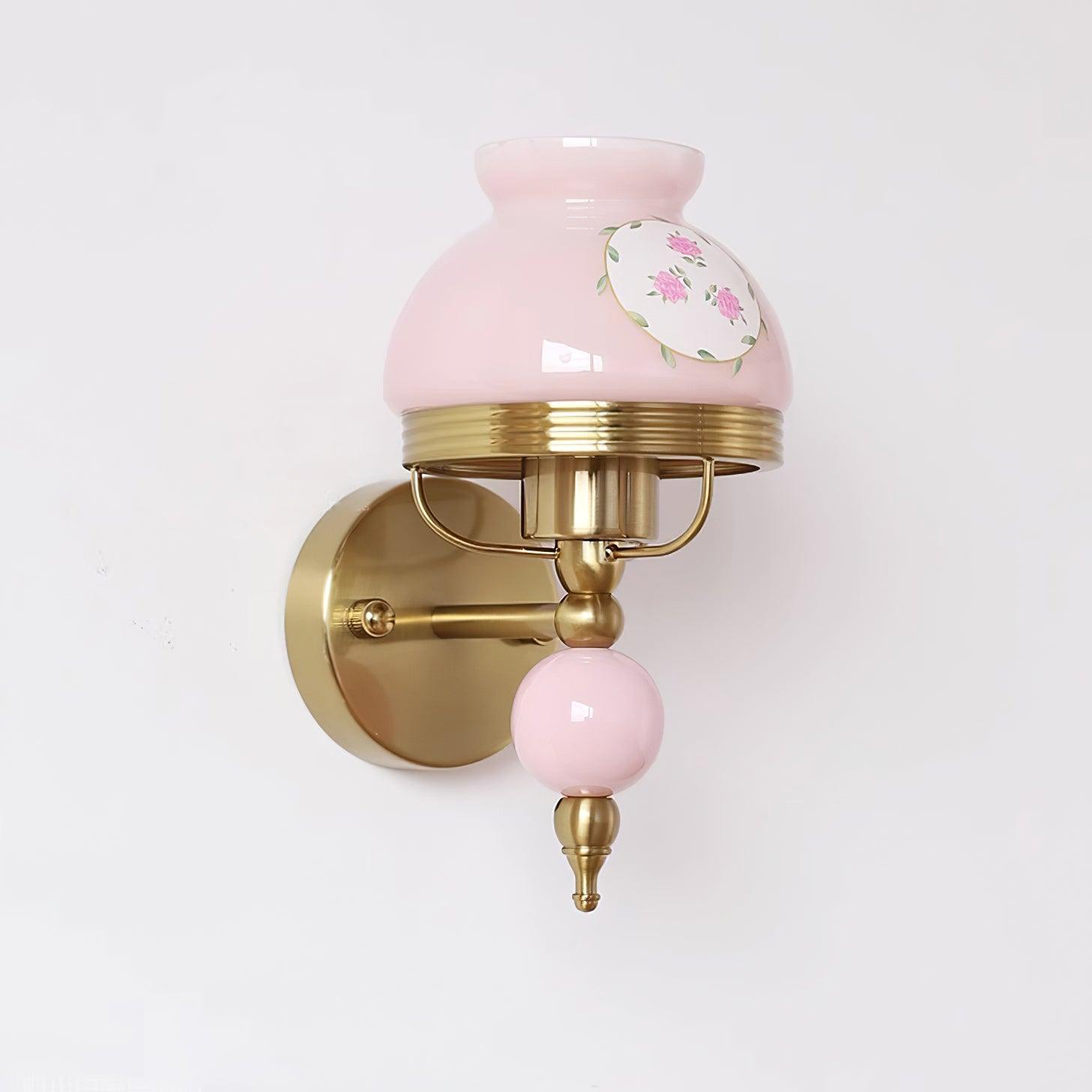 Tessan Applique murale en verre et lumière pour chambre à coucher ou couloir rétro - Neutralighting