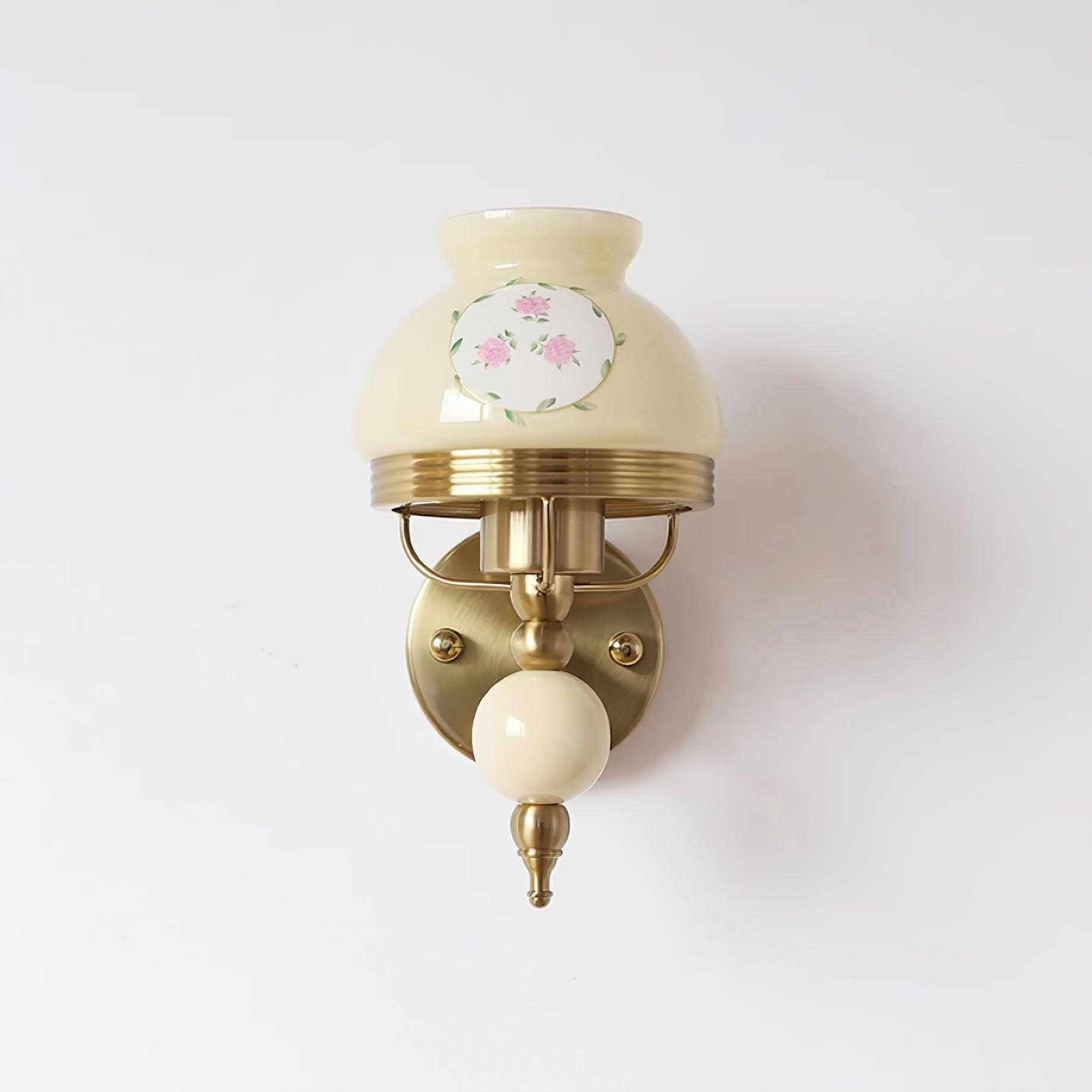 Tessan Applique murale en verre et lumière pour chambre à coucher ou couloir rétro - Neutralighting