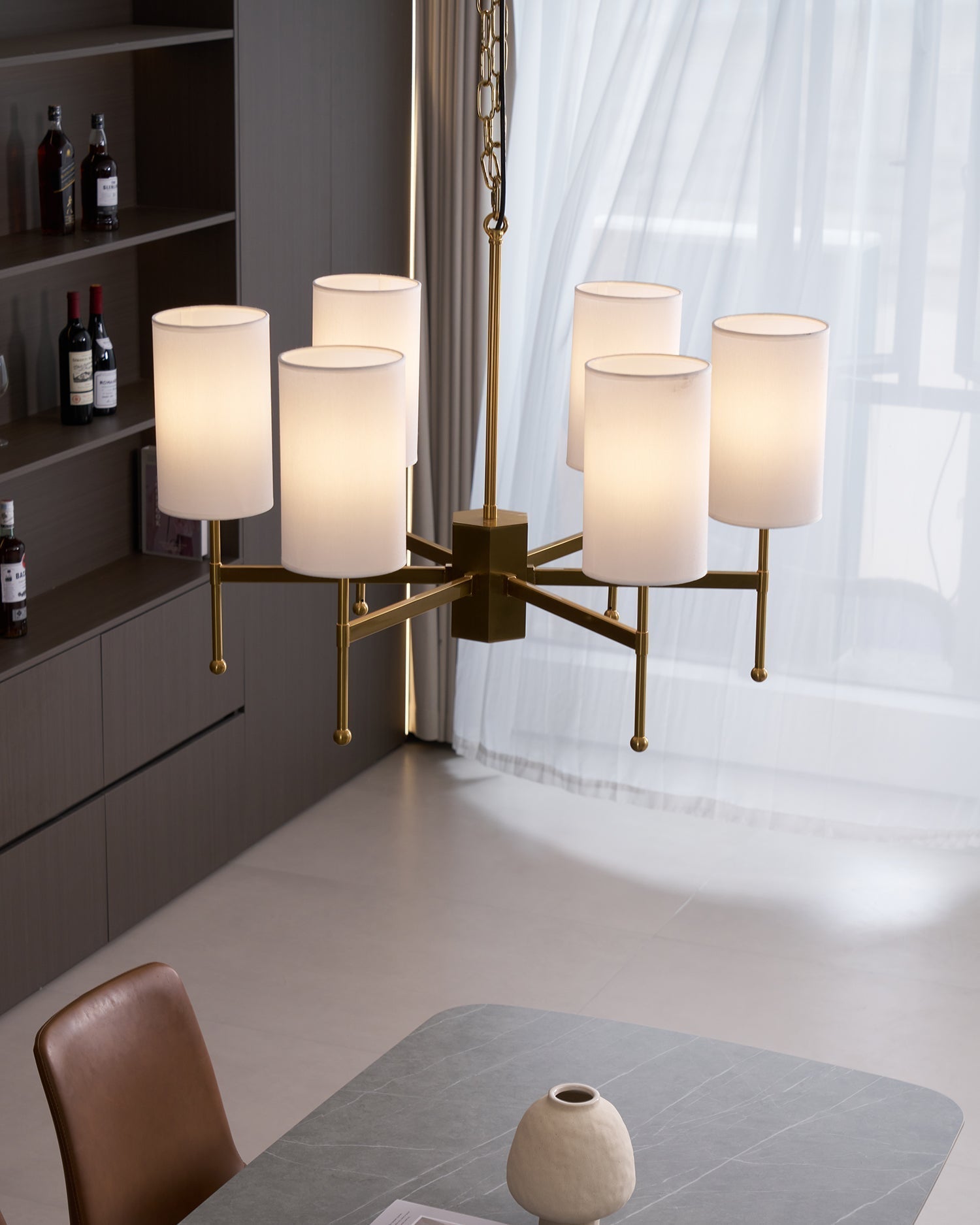 Rhodes Chandelier Mid-Century - Letslighting