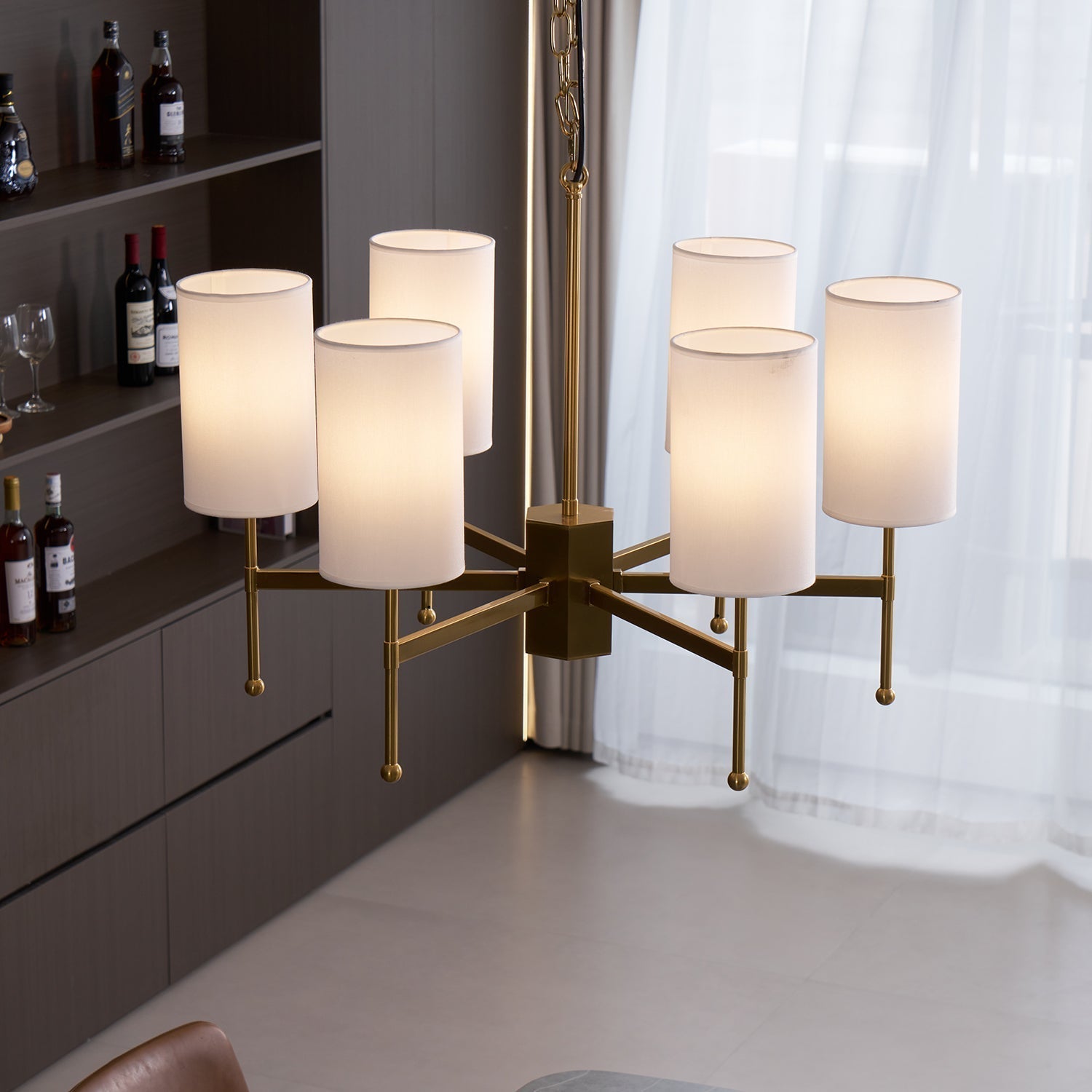 Rhodes Chandelier Mid-Century - Letslighting