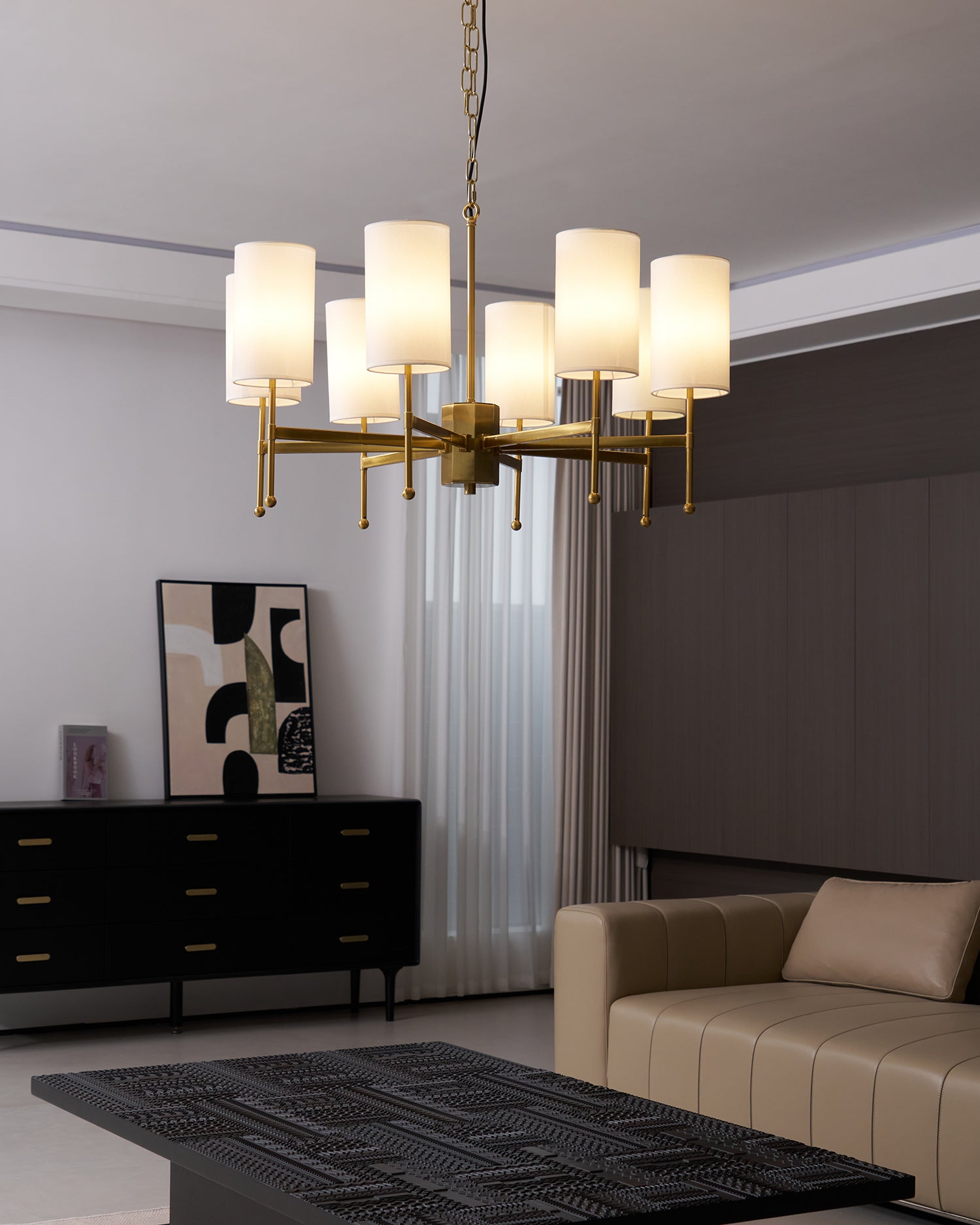Rhodes Chandelier Mid-Century - Letslighting