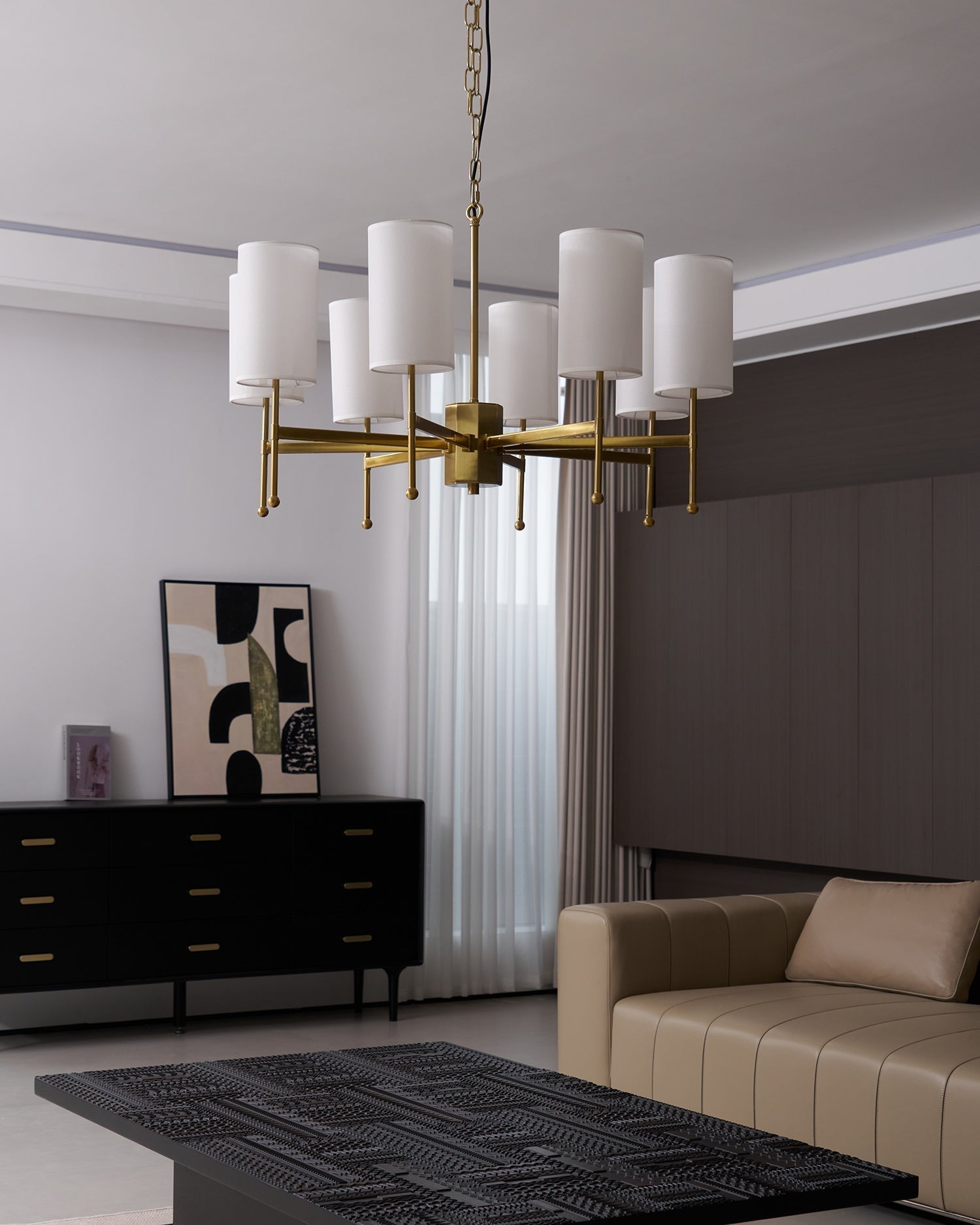 Rhodes Chandelier Mid-Century - Letslighting