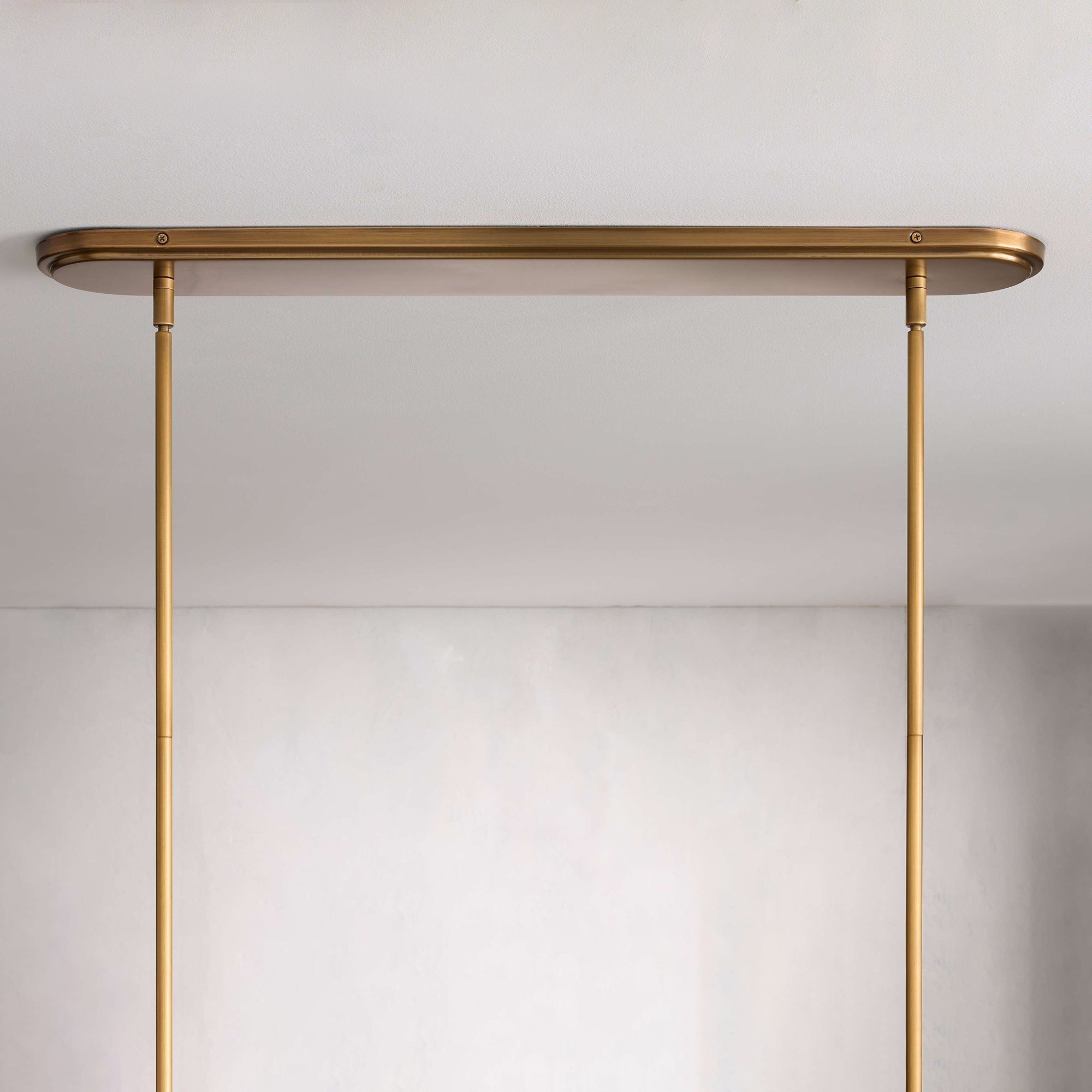 Eurvinen Vintage Industrial Linear Metal Fabric Chandelier - Lamp Copper