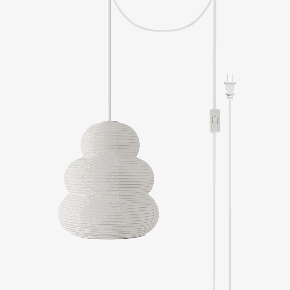 Gemma Modern Paper Pendant Light - Neutralighting