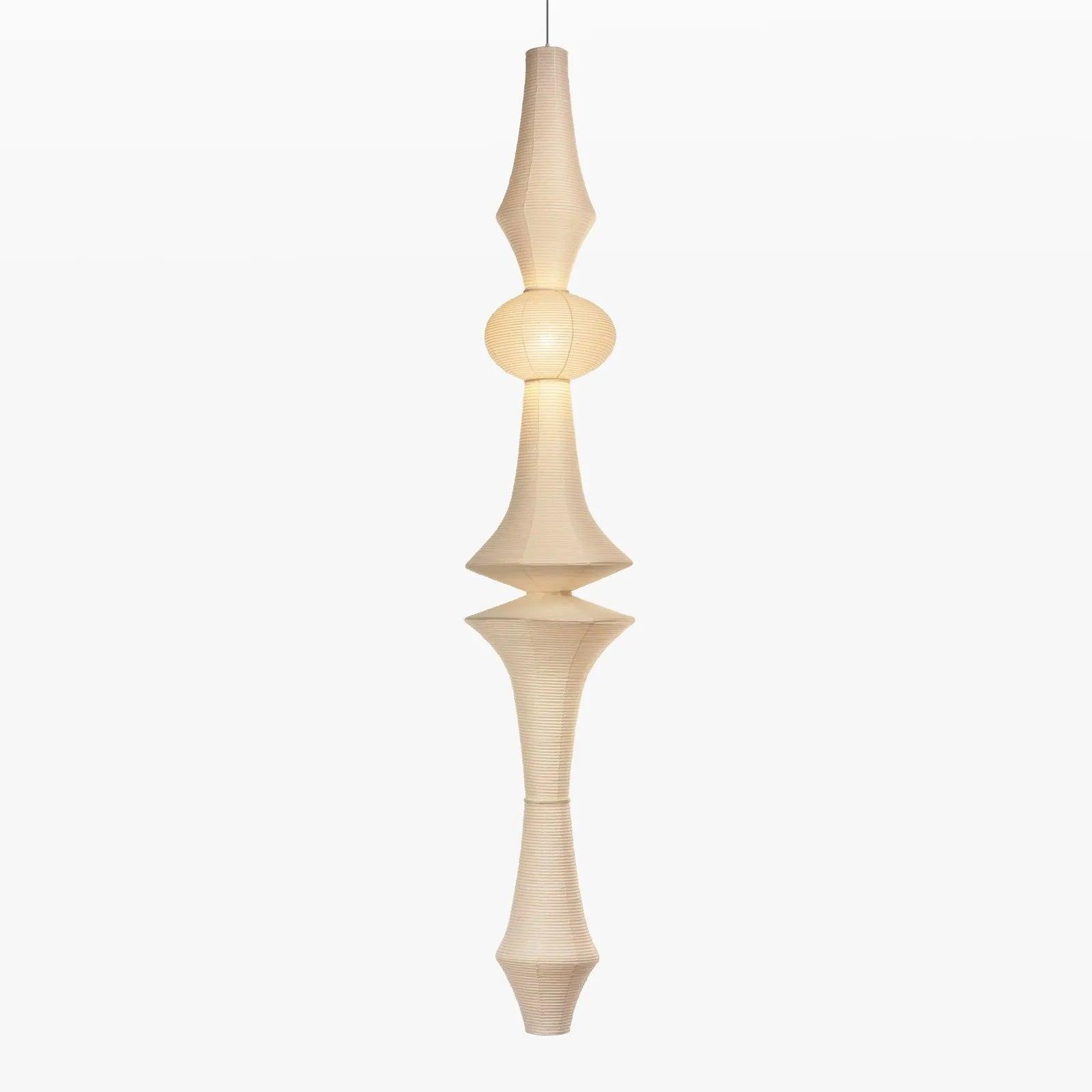Faye Suspension Sculpturale Verticale en Papier