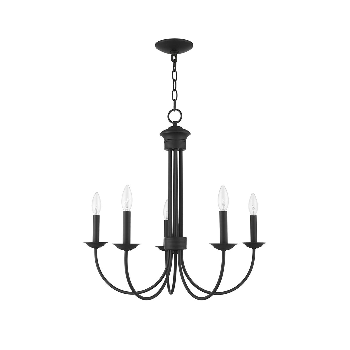 Vecarisra Vintage Industrial Metal Chandelier - Lamp Copper
