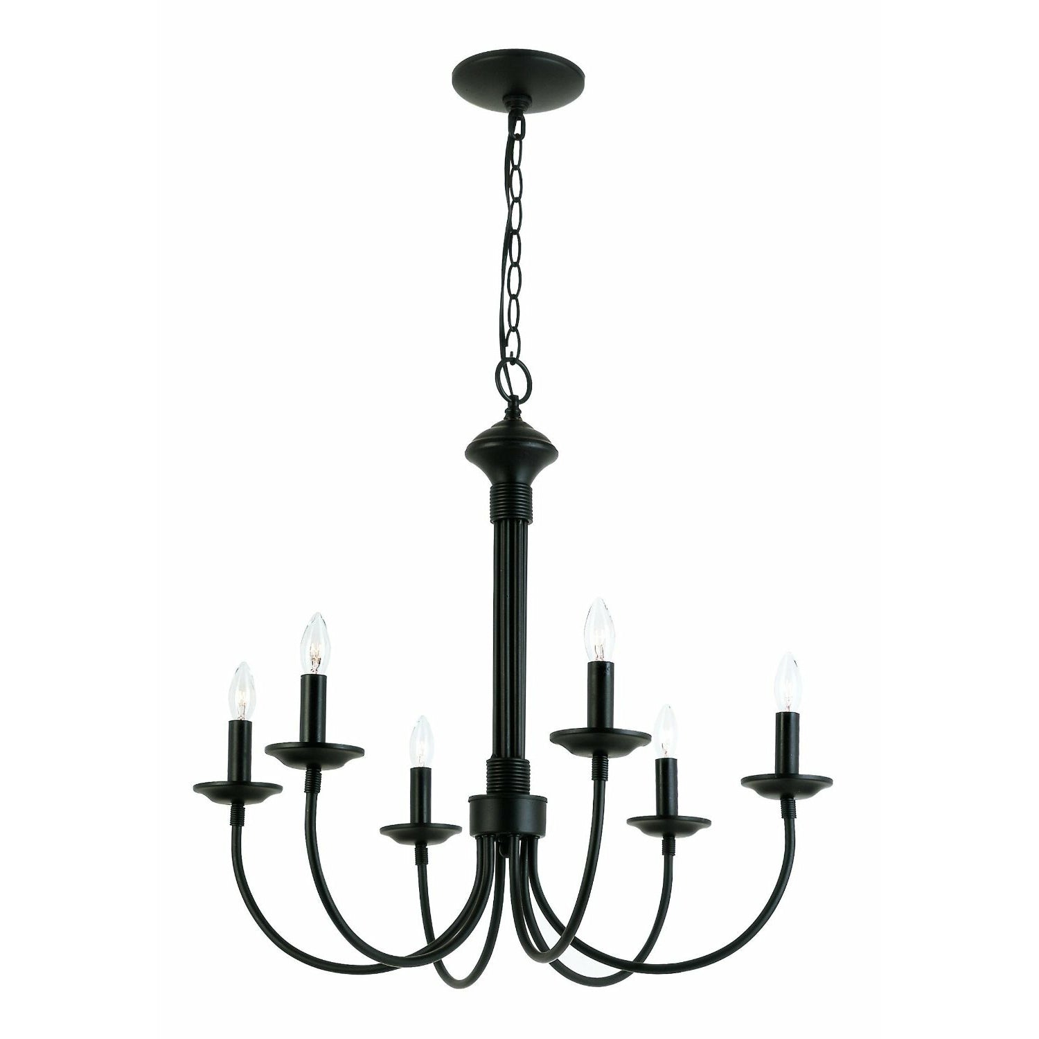 Vecarisra Vintage Industrial Metal Chandelier - Lamp Copper