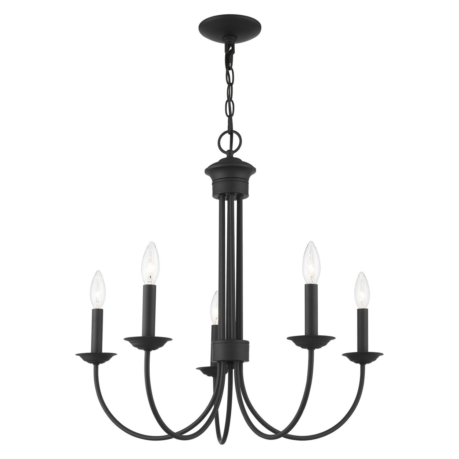 Vecarisra Vintage Industrial Metal Chandelier - Lamp Copper