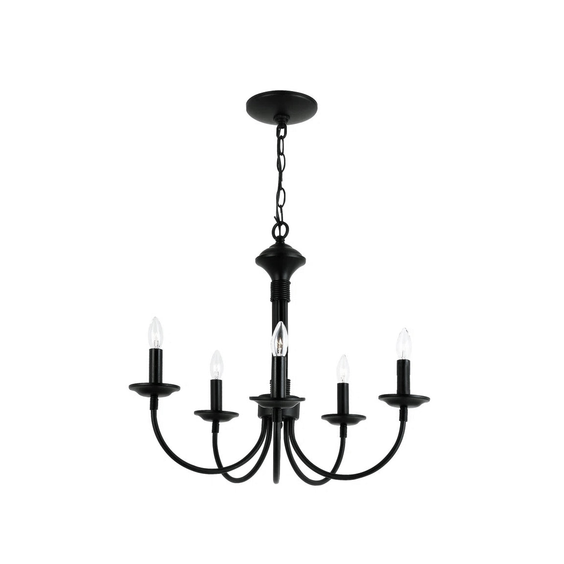 Vecarisra Vintage Industrial Metal Chandelier - Lamp Copper