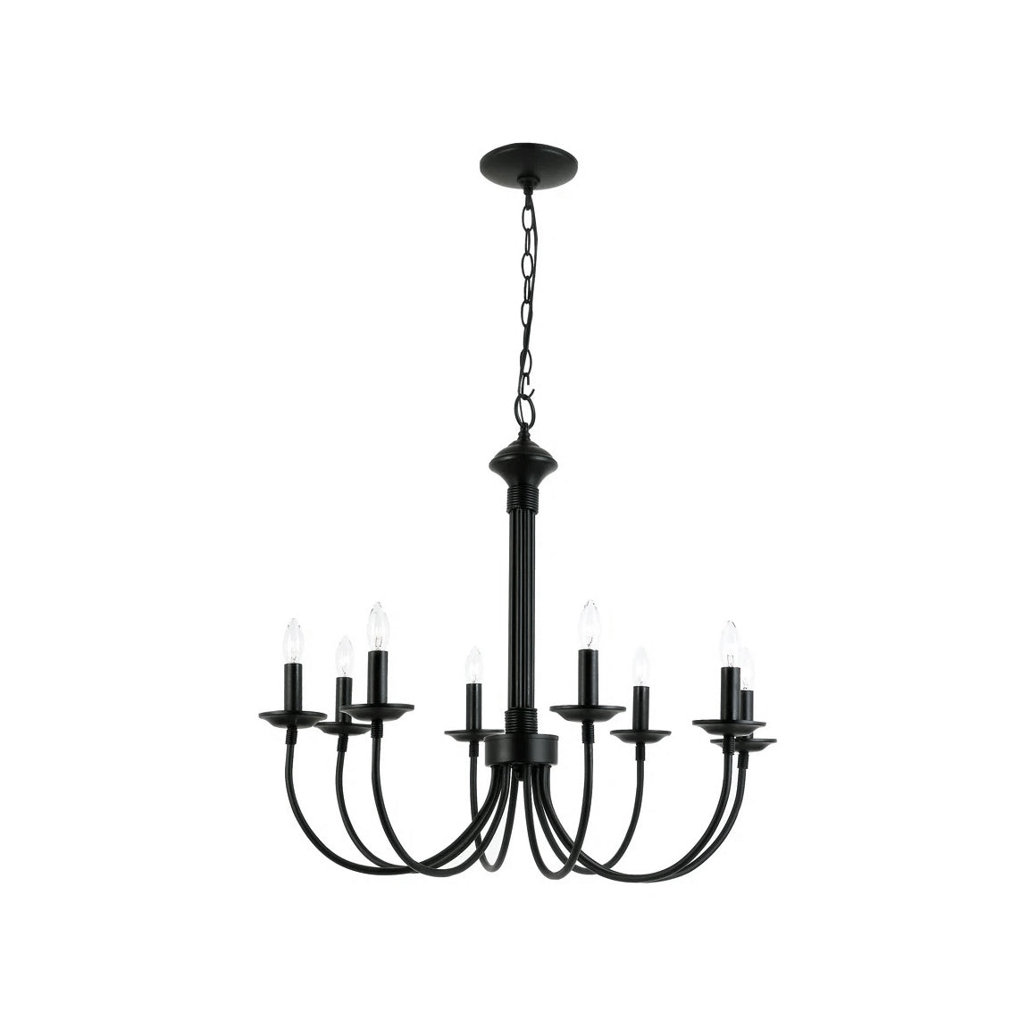 Vecarisra Vintage Industrial Metal Chandelier - Lamp Copper