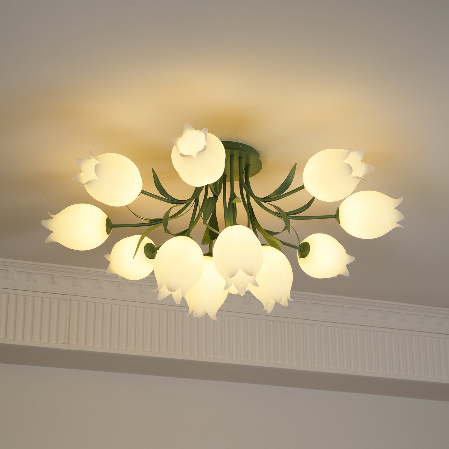 Tulip Plafonnier Led fleur