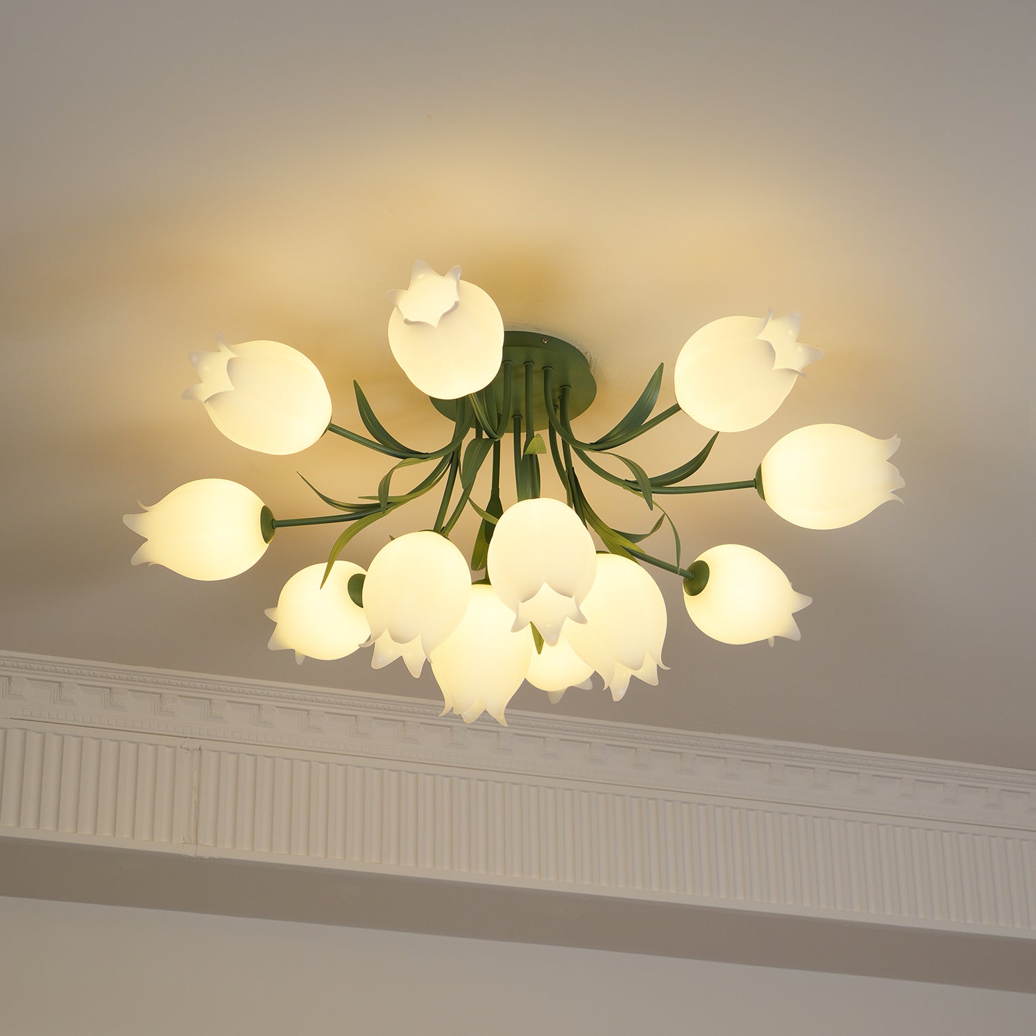 Tulip Plafonnier Led fleur