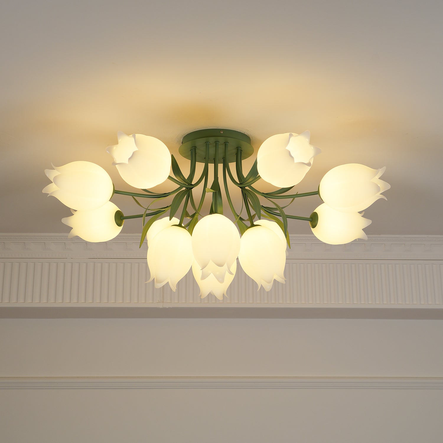 Tulip Plafonnier Led fleur