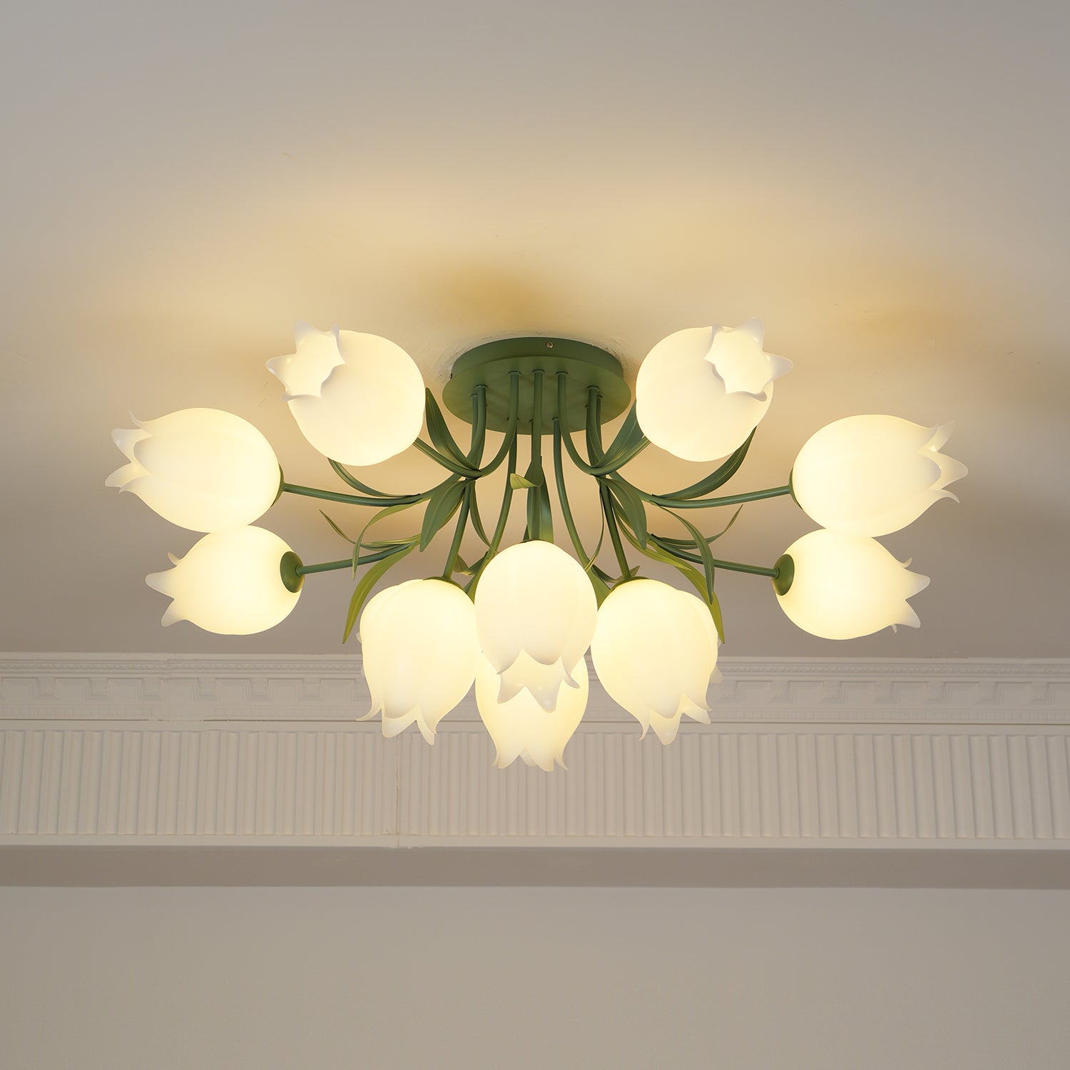 Tulip Plafonnier Led fleur