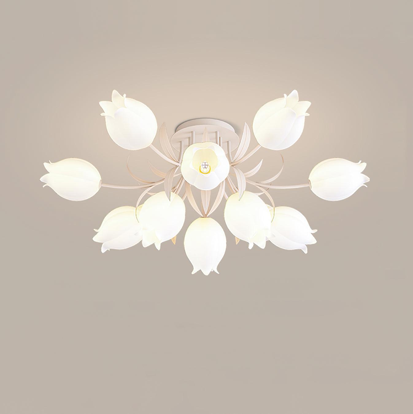 Tulip Plafonnier Led fleur