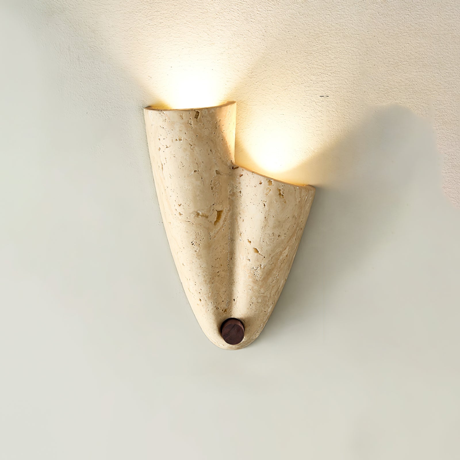Solva Applique Murale Artistique en Travertin - Neutralighting