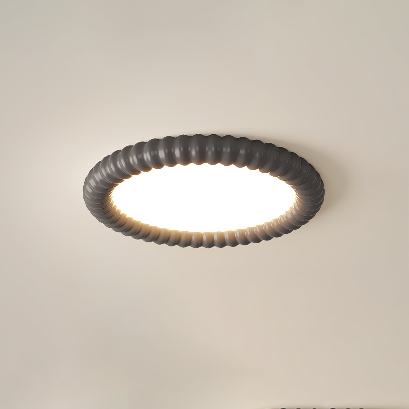 Ulire Lampe de Plafond en Résine Ondulée Art Nordique - Neutralighting