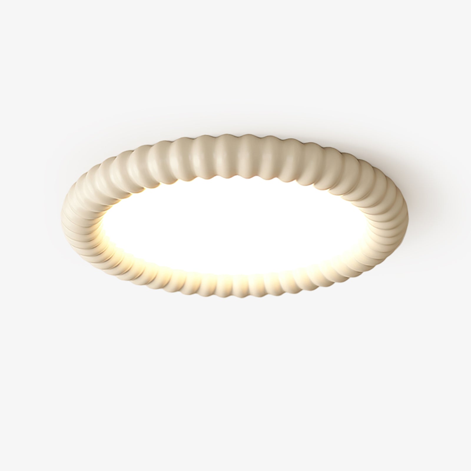 Ulire Lampe de Plafond en Résine Ondulée Art Nordique - Neutralighting