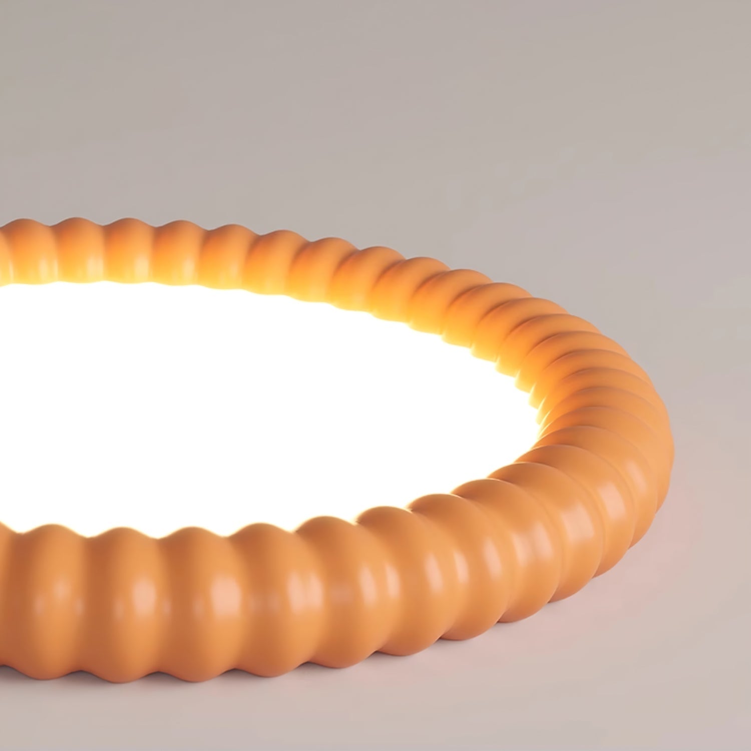 Ulire Lampe de Plafond en Résine Ondulée Art Nordique - Neutralighting