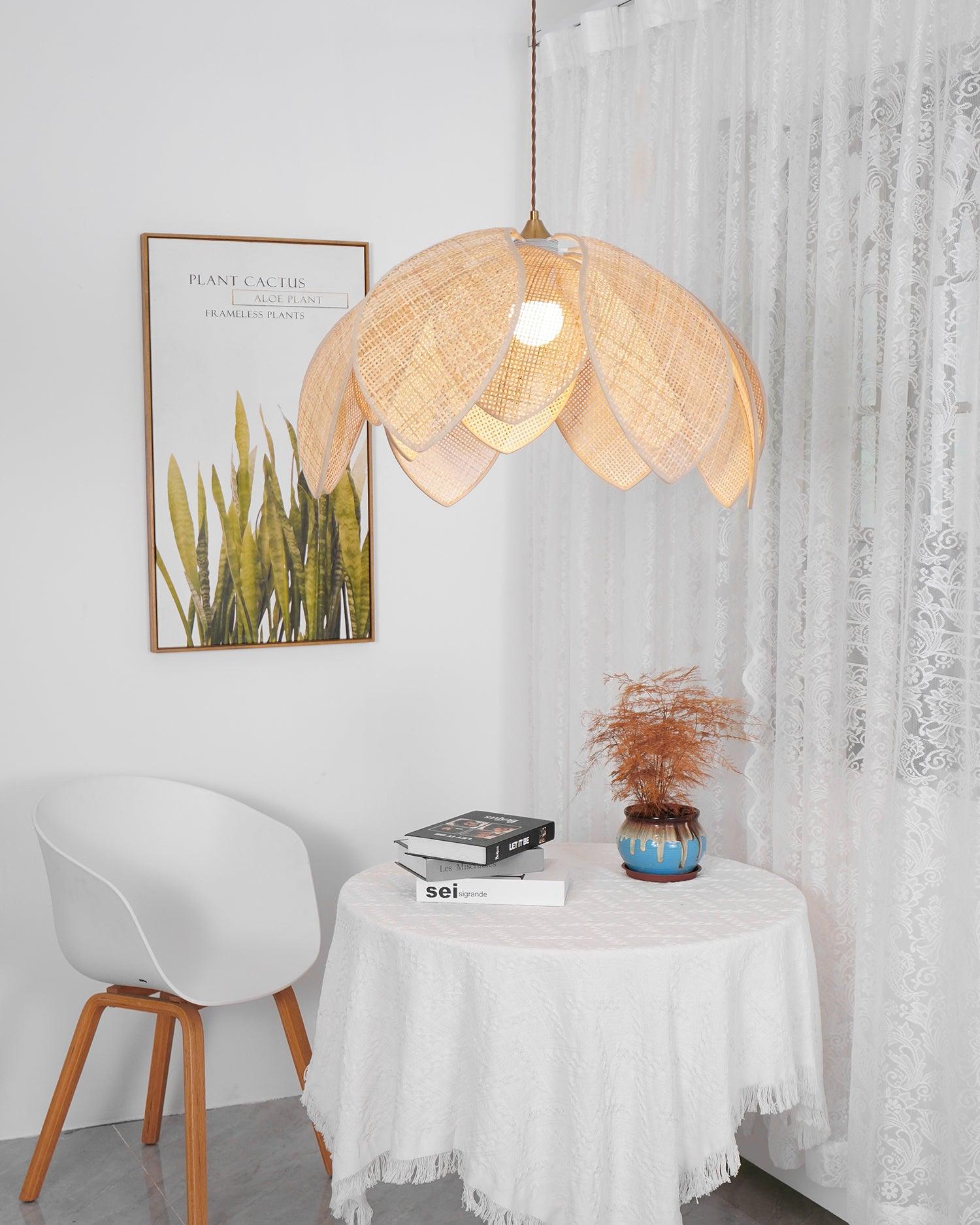 Fionel Lampe Suspension en Rattan - Neutralighting