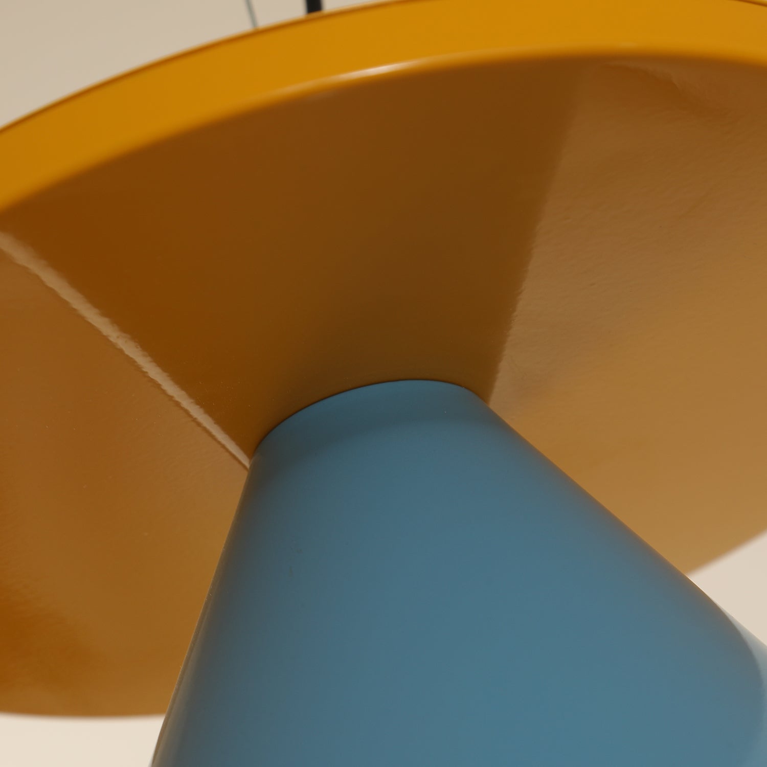 Riva Lampe Pendentive Conique Rayée Ludique Vibrante - Neutralighting
