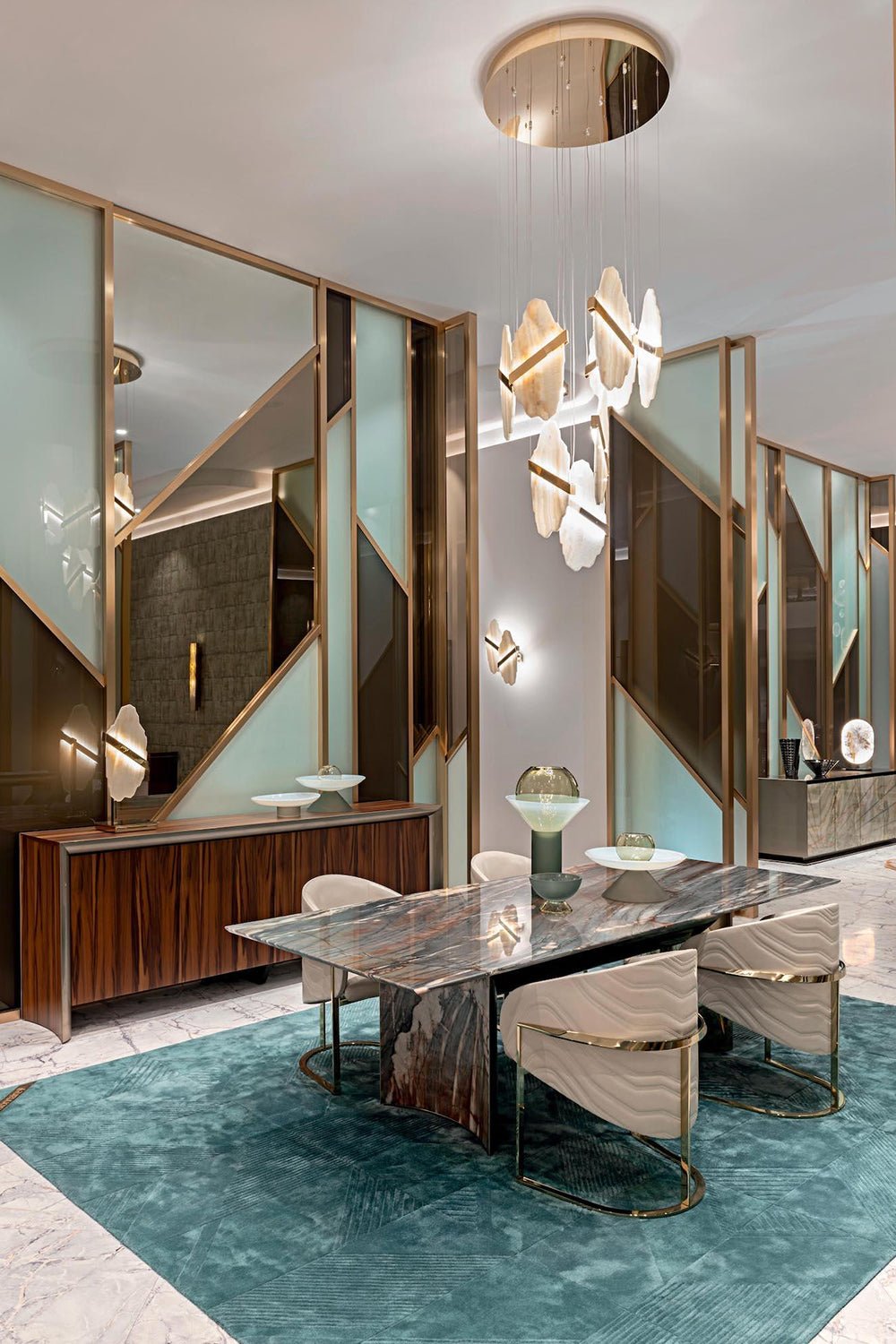 Ollorus Irregular Alabaster Chandelier - Neutralighting