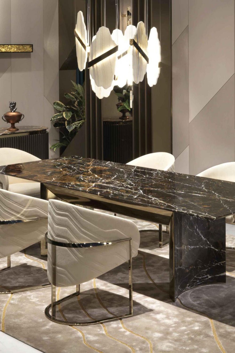 Ollorus Irregular Alabaster Chandelier - Neutralighting