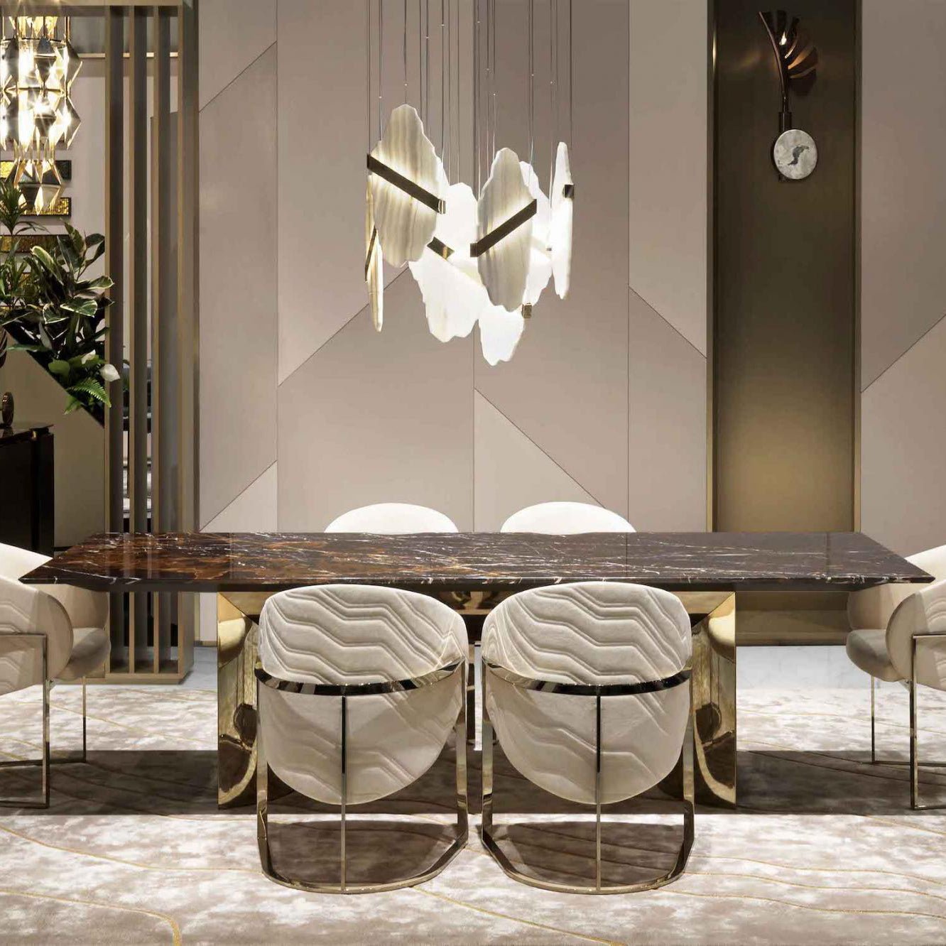 Ollorus Irregular Alabaster Chandelier - Neutralighting