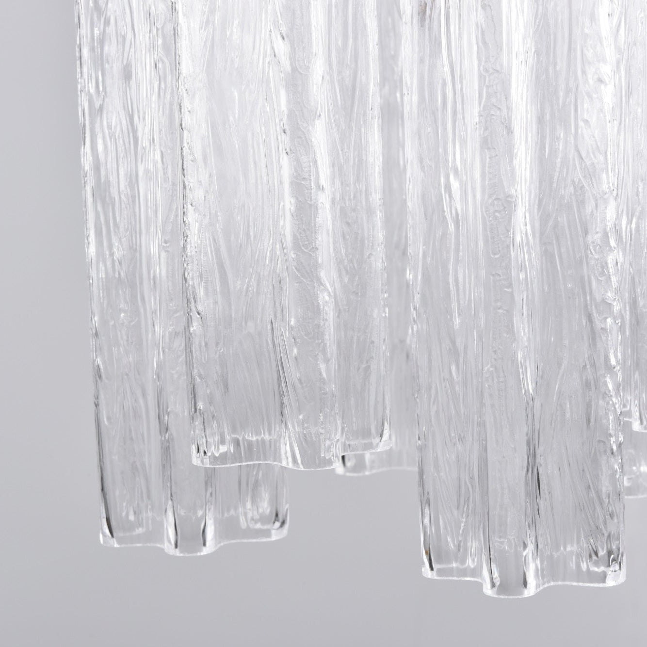 Aurora Chandelier Pink Gradient Murano Glass - Letslighting
