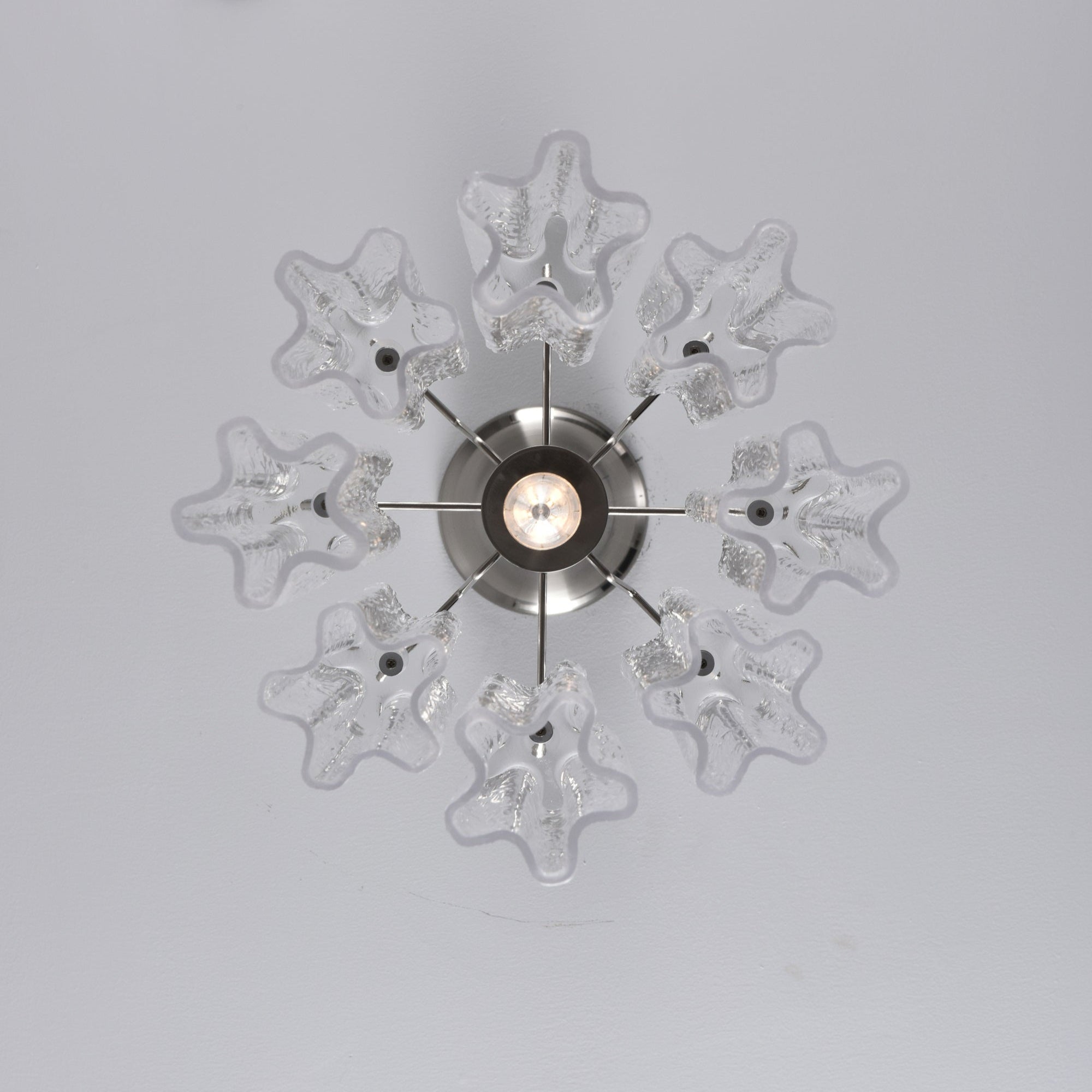 Aurora Chandelier Pink Gradient Murano Glass - Letslighting