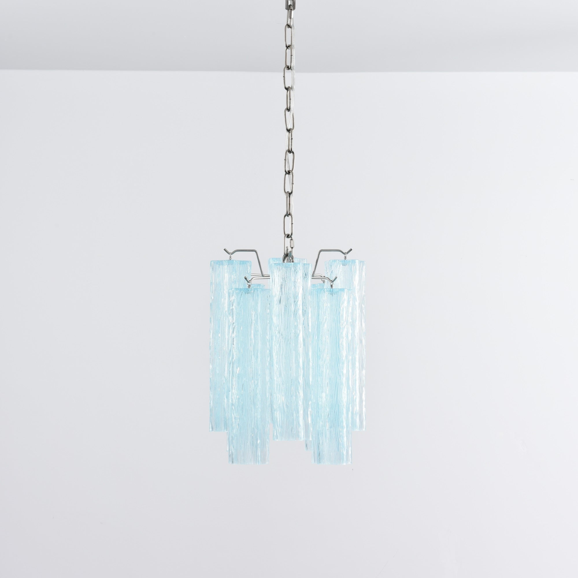 Aurora Chandelier Pink Gradient Murano Glass - Letslighting