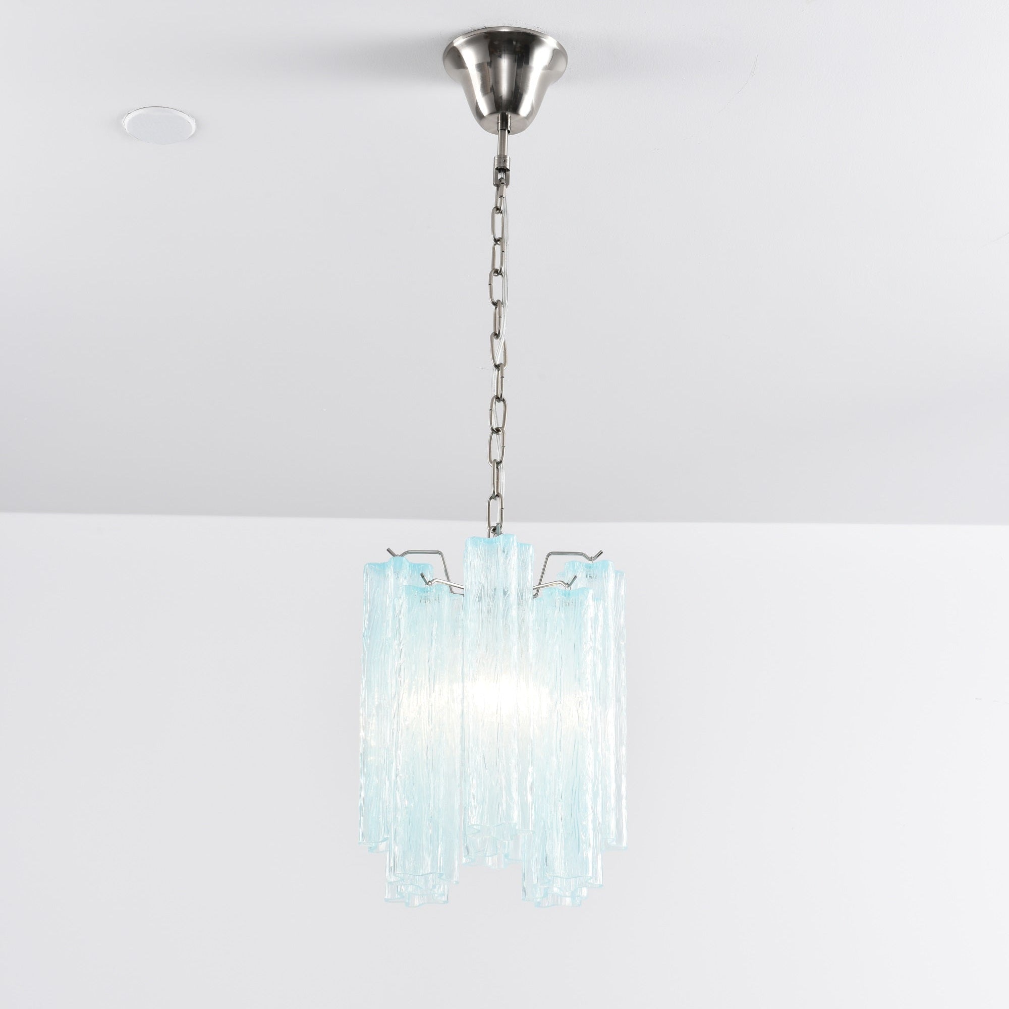 Aurora Chandelier Pink Gradient Murano Glass - Letslighting