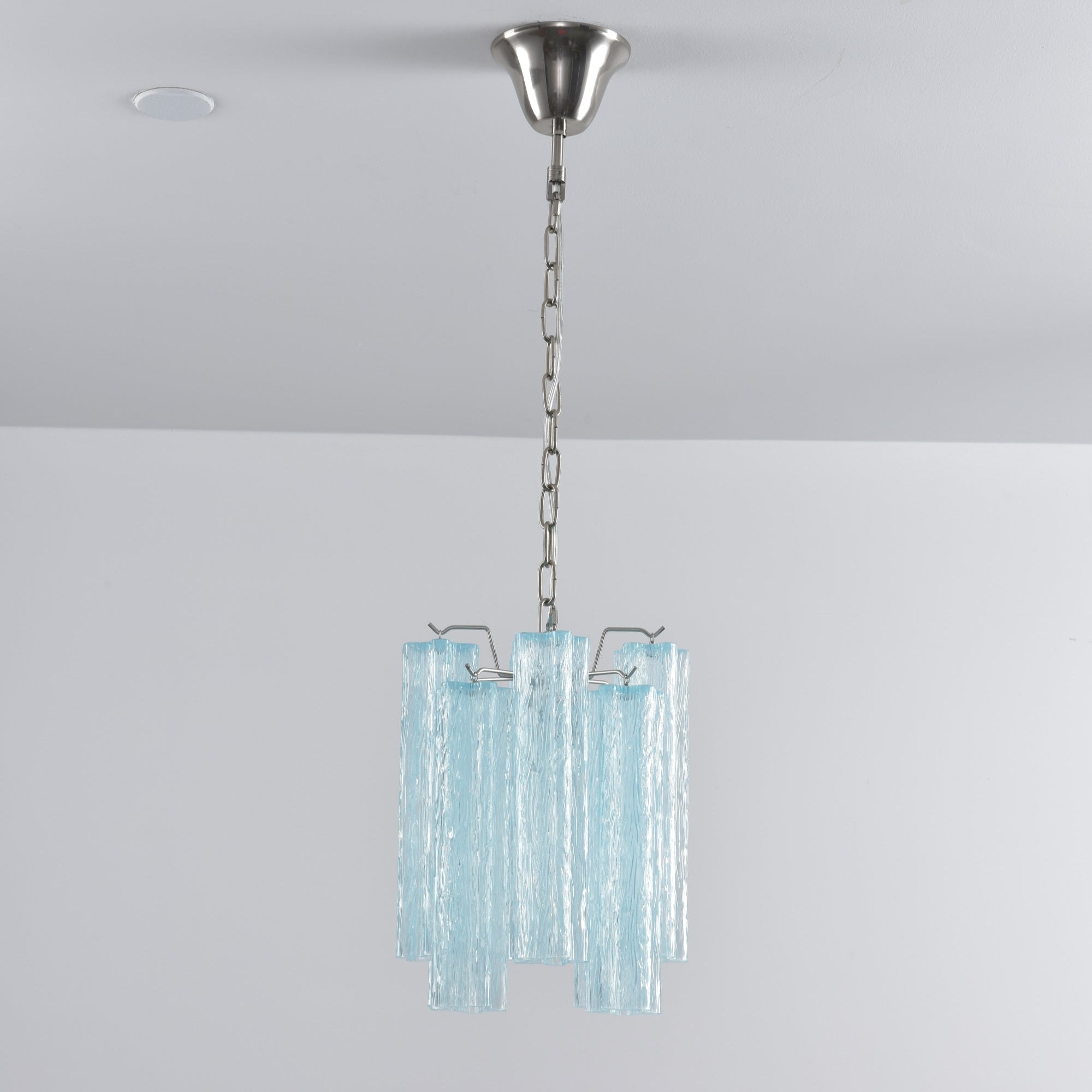 Aurora Chandelier Pink Gradient Murano Glass - Letslighting
