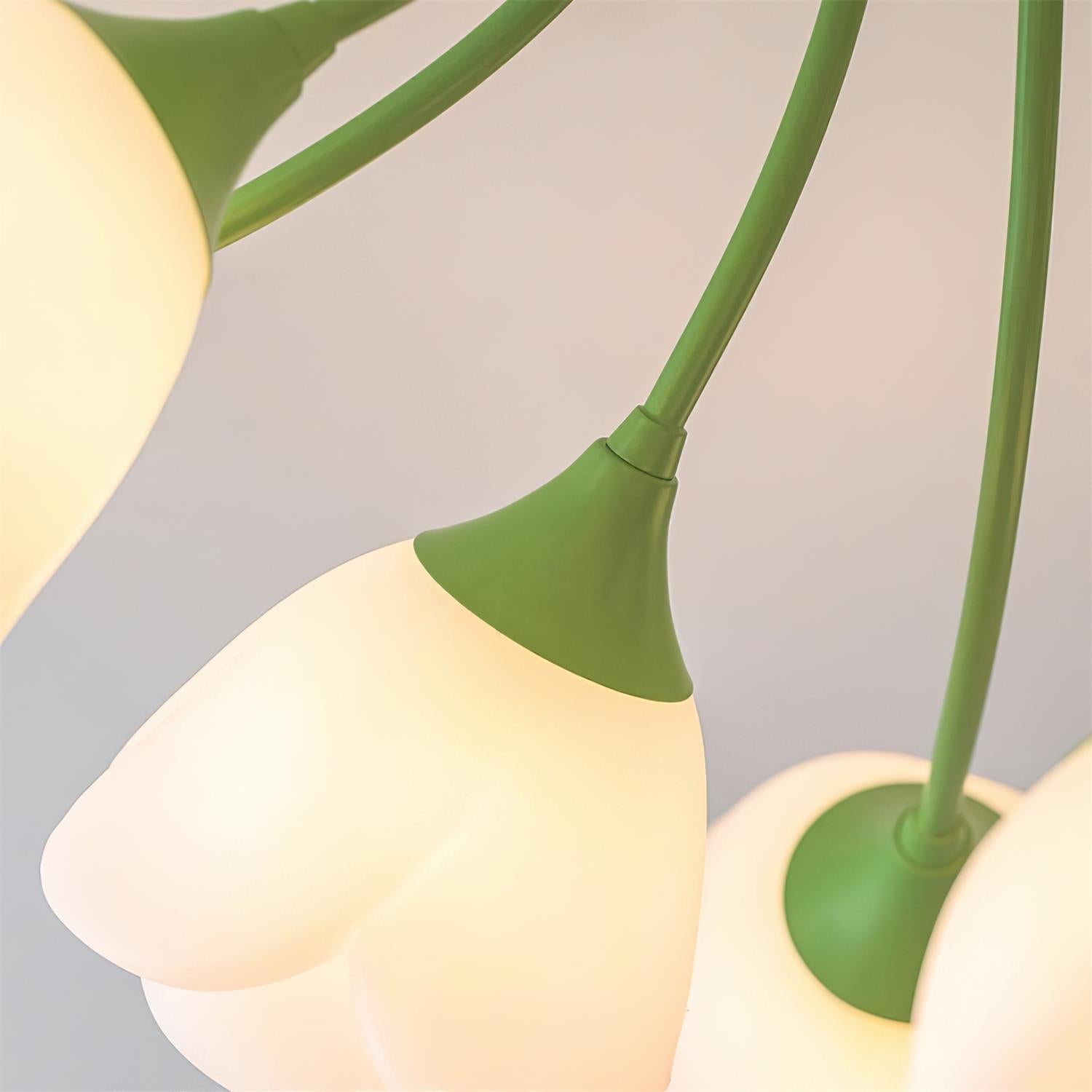 Rose Plafonnier Pétales Sculptés Lueur Douce - Neutralighting