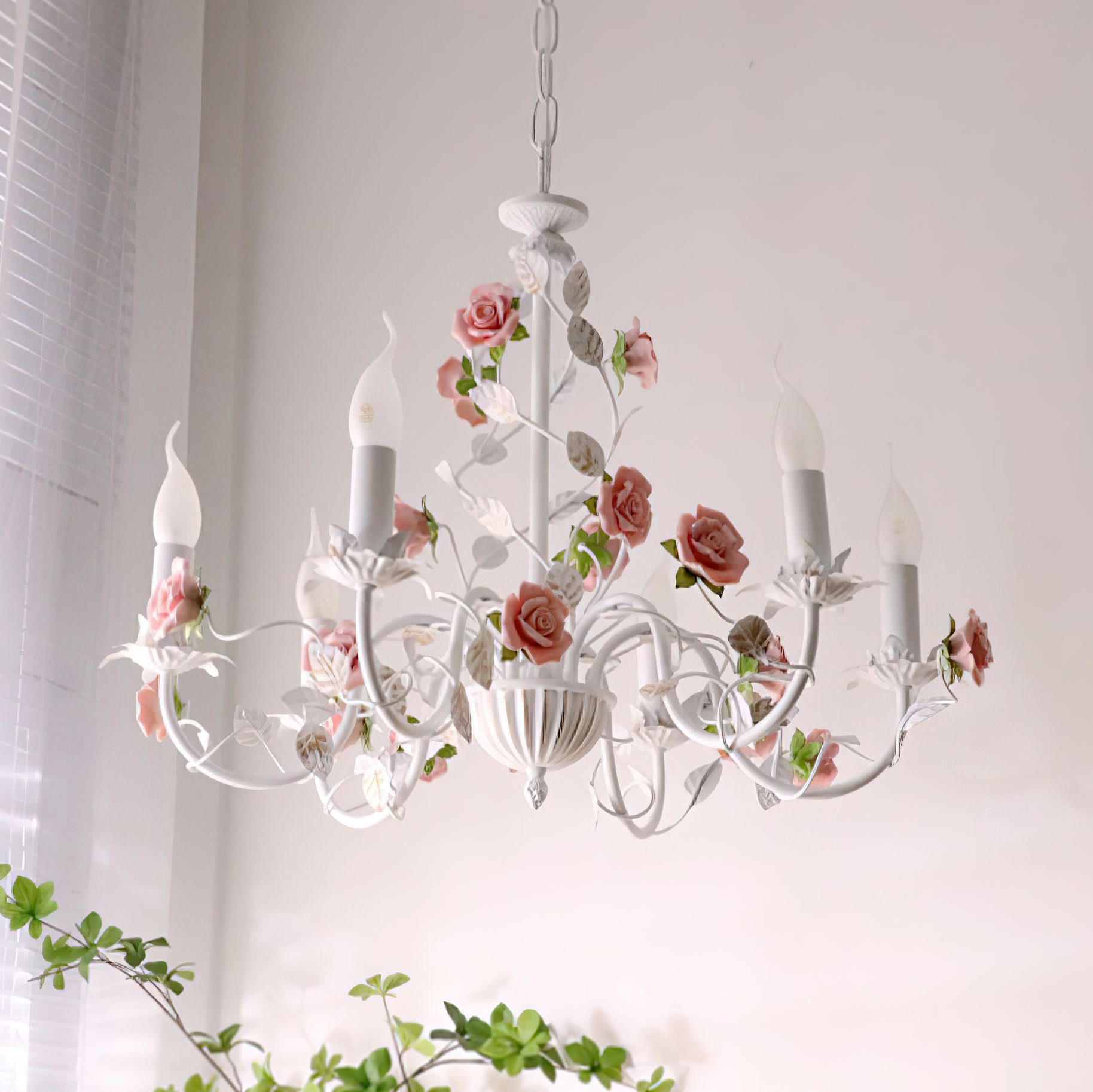Evelisse Lustre blanc vintage - Neutralighting