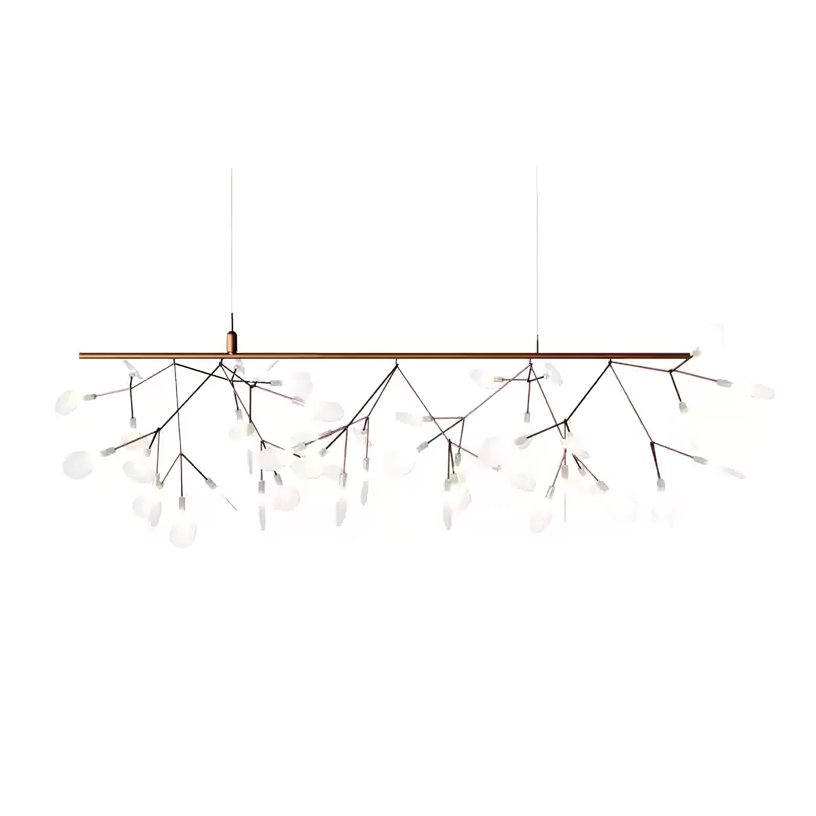Lustra Chandelier Rose Gold Firefly LED Branch - Neutralighting