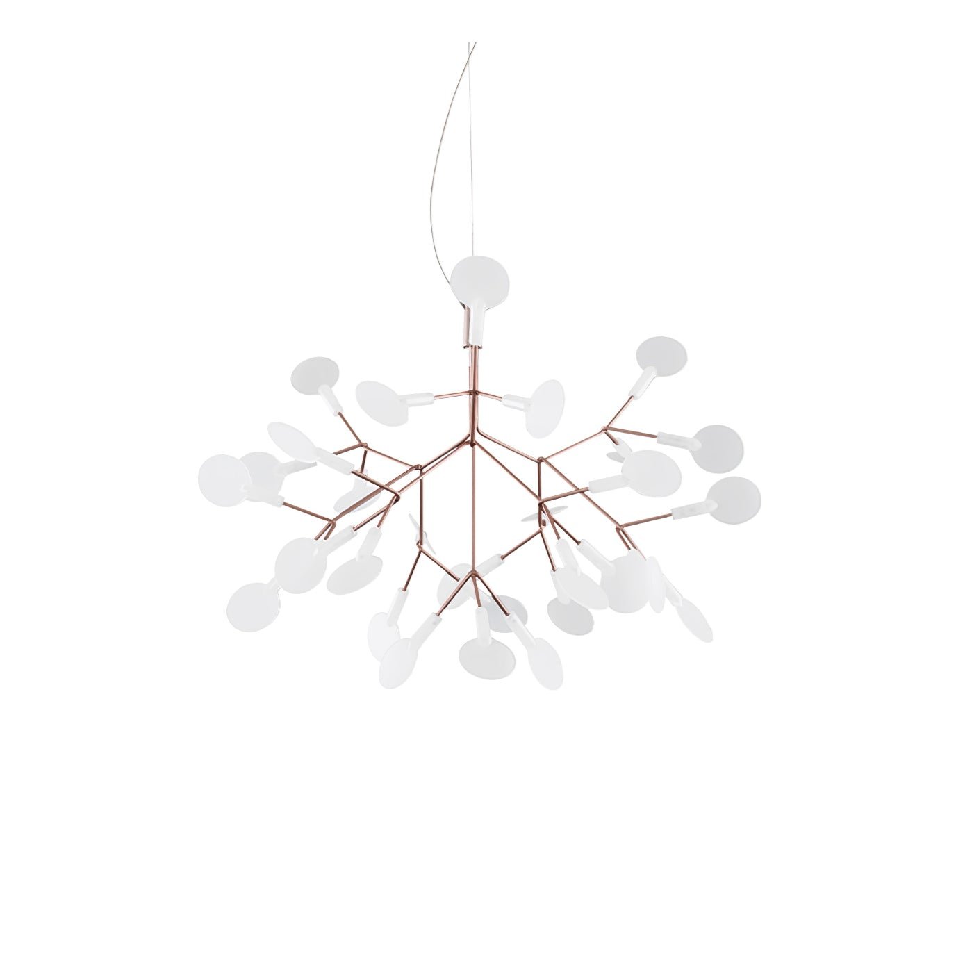 Lustra Chandelier Rose Gold Firefly LED Branch - Neutralighting