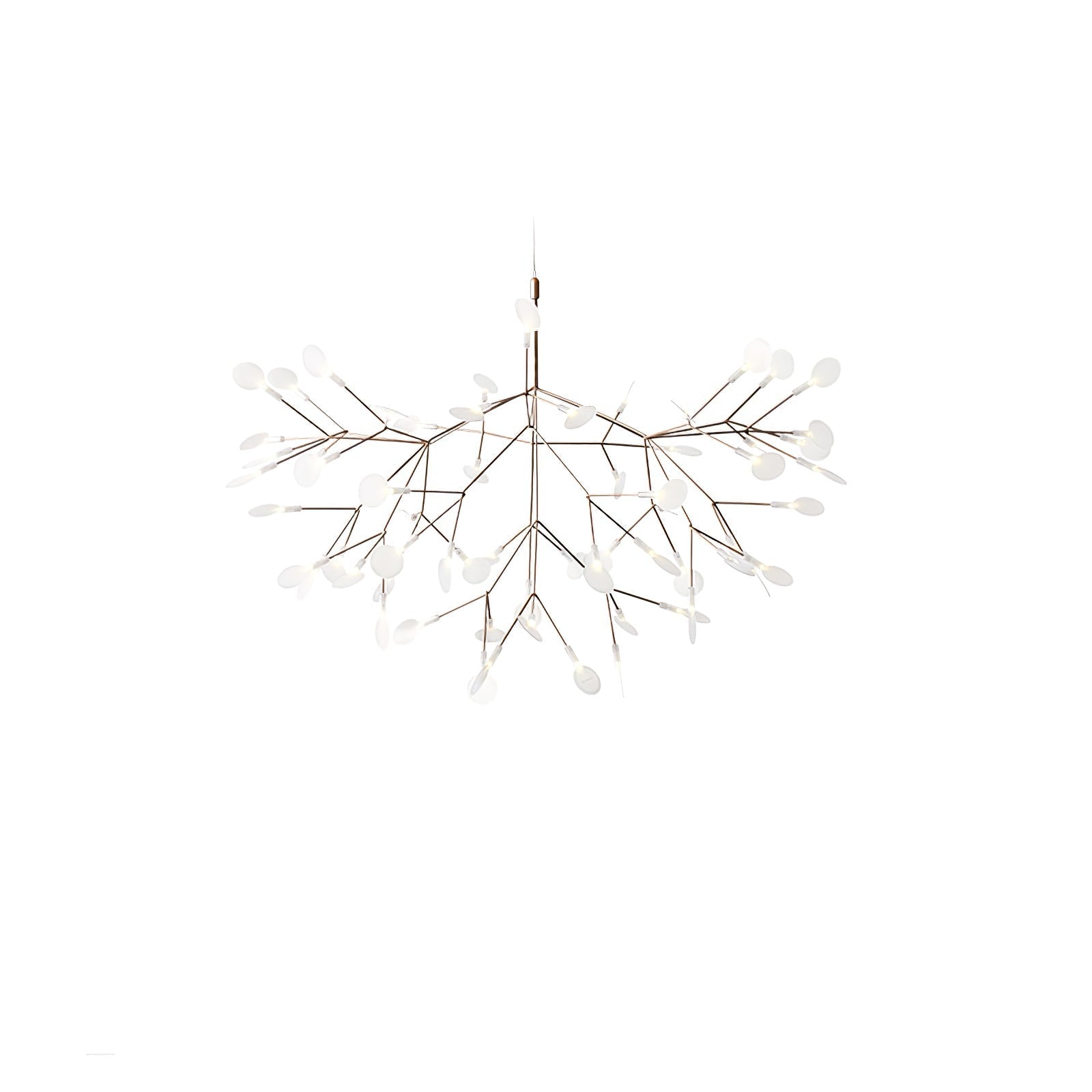Lustra Chandelier Rose Gold Firefly LED Branch - Neutralighting