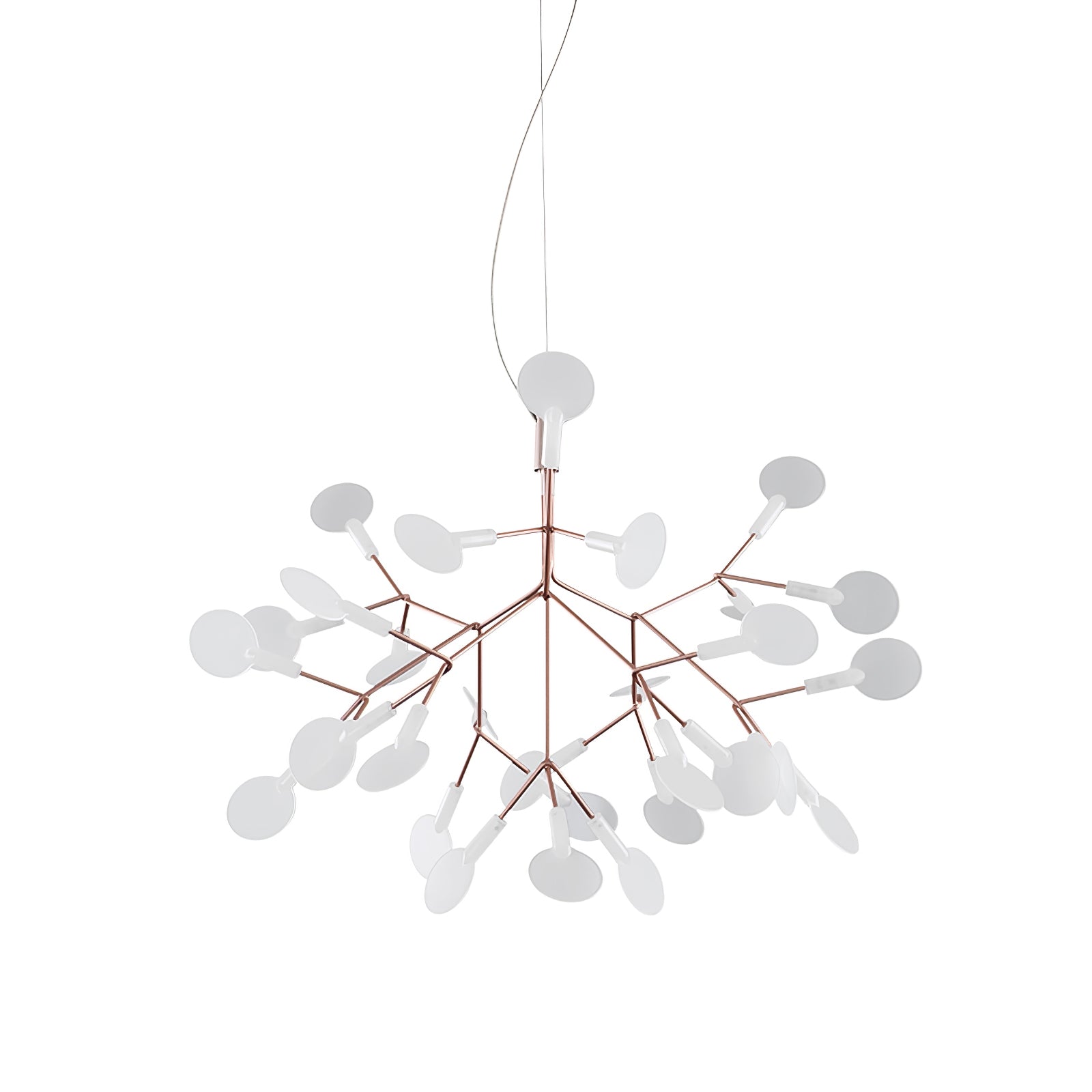 Lustra Chandelier Rose Gold Firefly LED Branch - Neutralighting