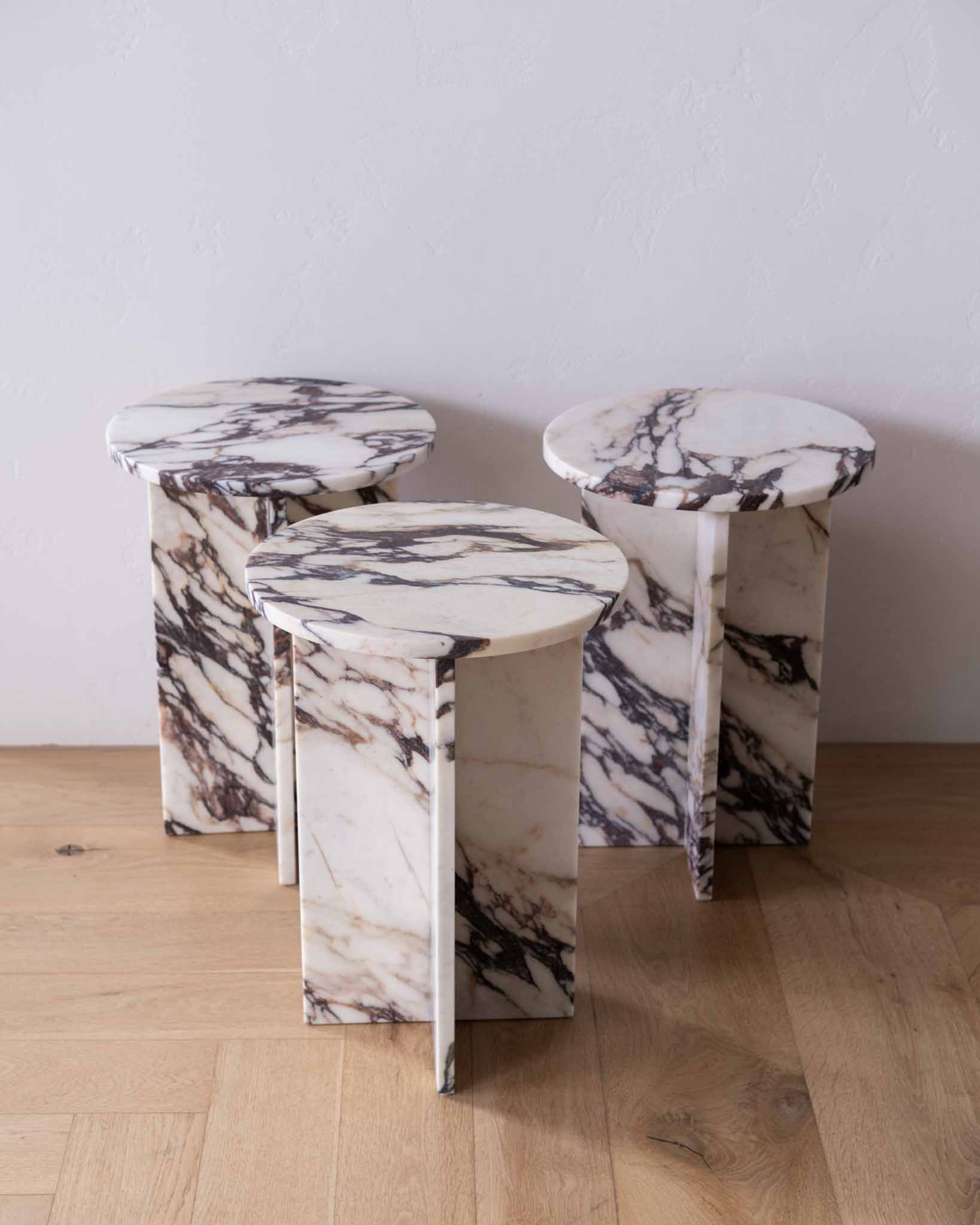 Acariel Modern Minimalist Marble Side Table Accessories - Lamp Copper