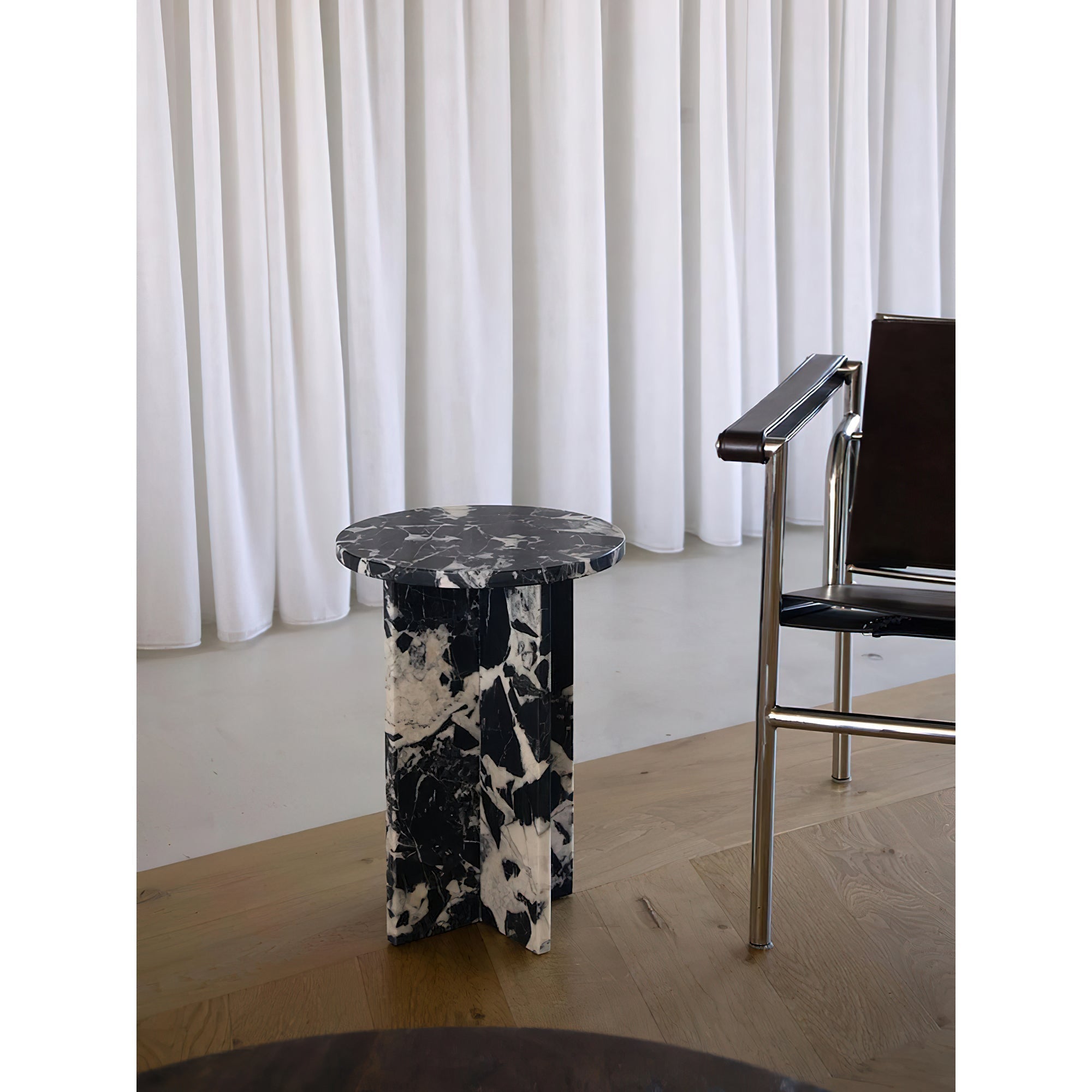 Acariel Modern Minimalist Marble Side Table Accessories - Lamp Copper