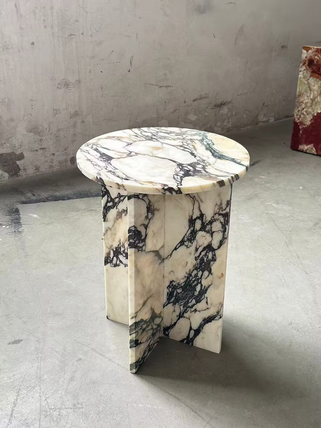 Acariel Modern Minimalist Marble Side Table Accessories - Lamp Copper