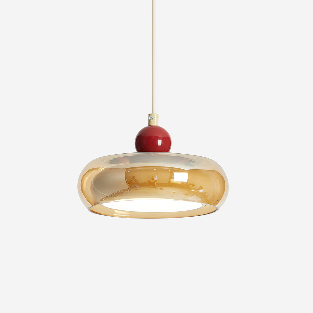 Suspension Jojo Ambre*Rouge - Neutralighting